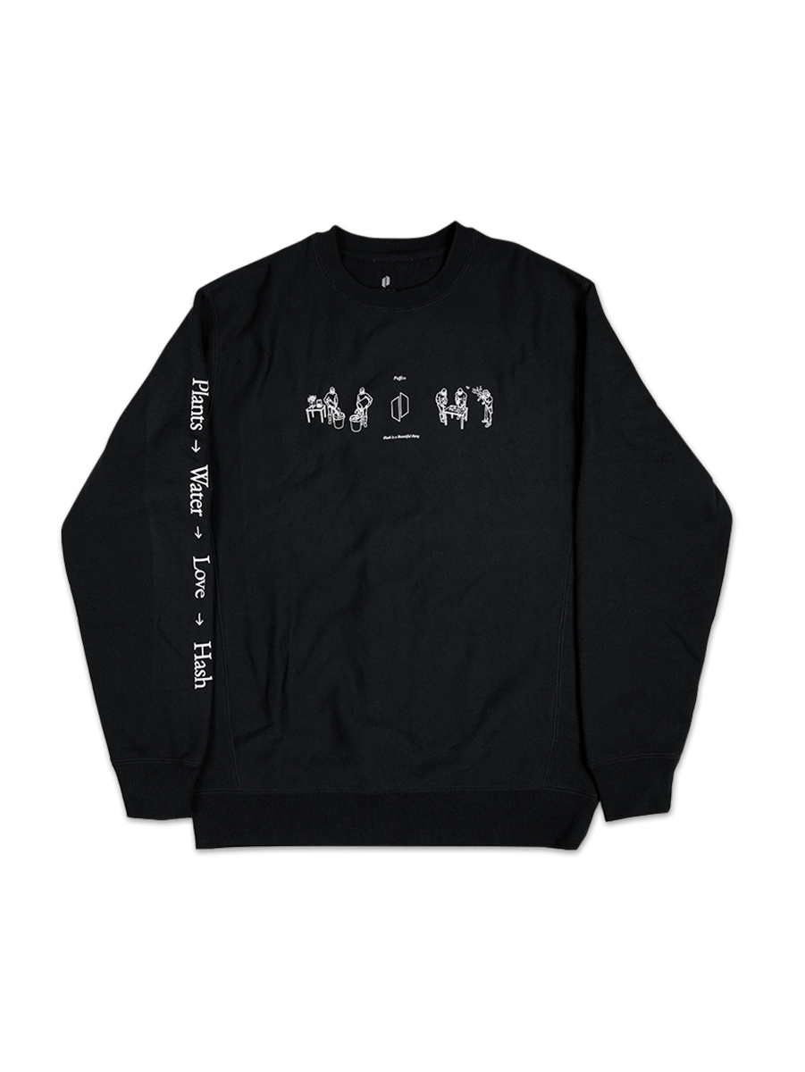 puffco-water-hash-sweater-crewneck-sweatshirt image 1