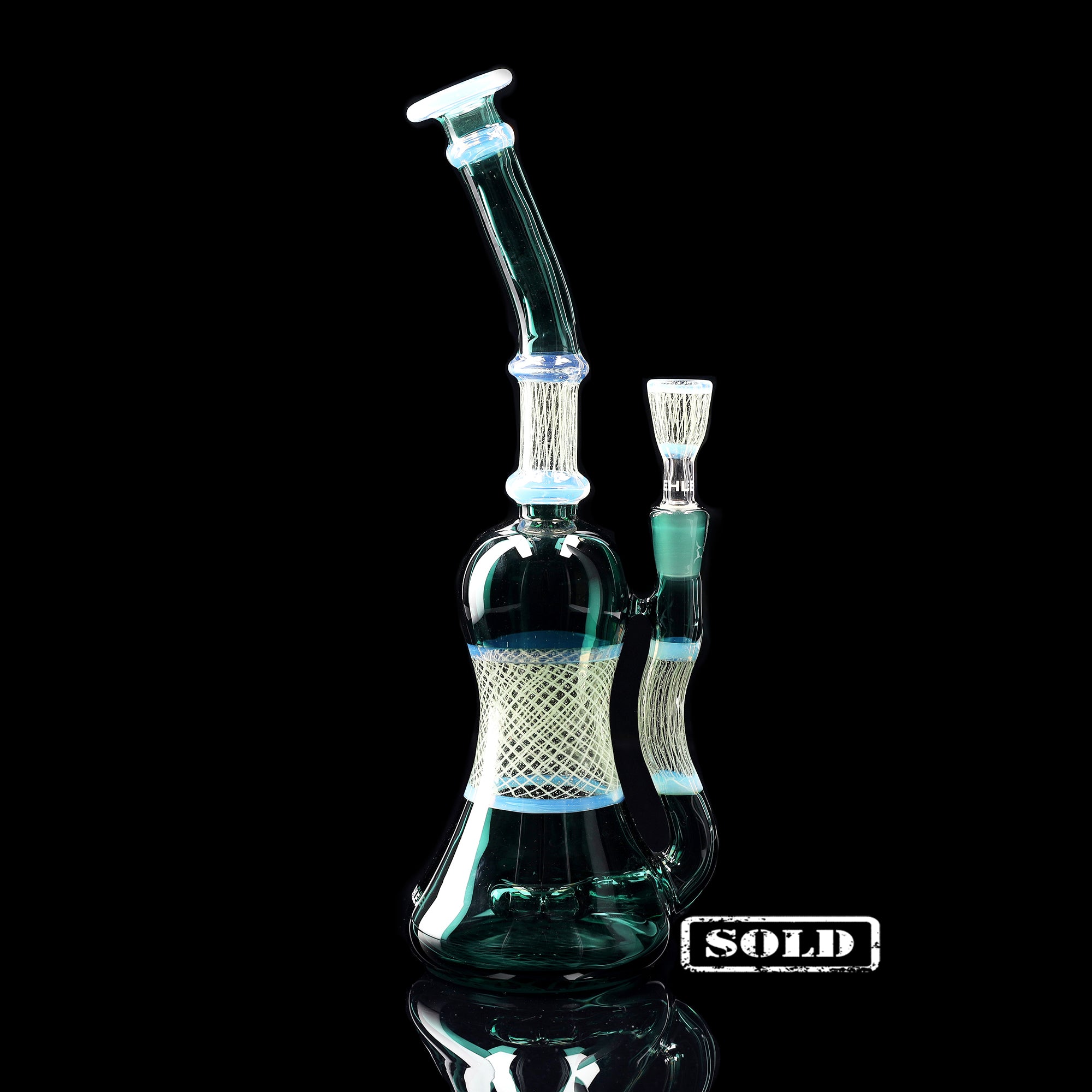 ehle-best-of-2024-juni-malachit-bubbler-ns10-mit-kopf-banger image 1