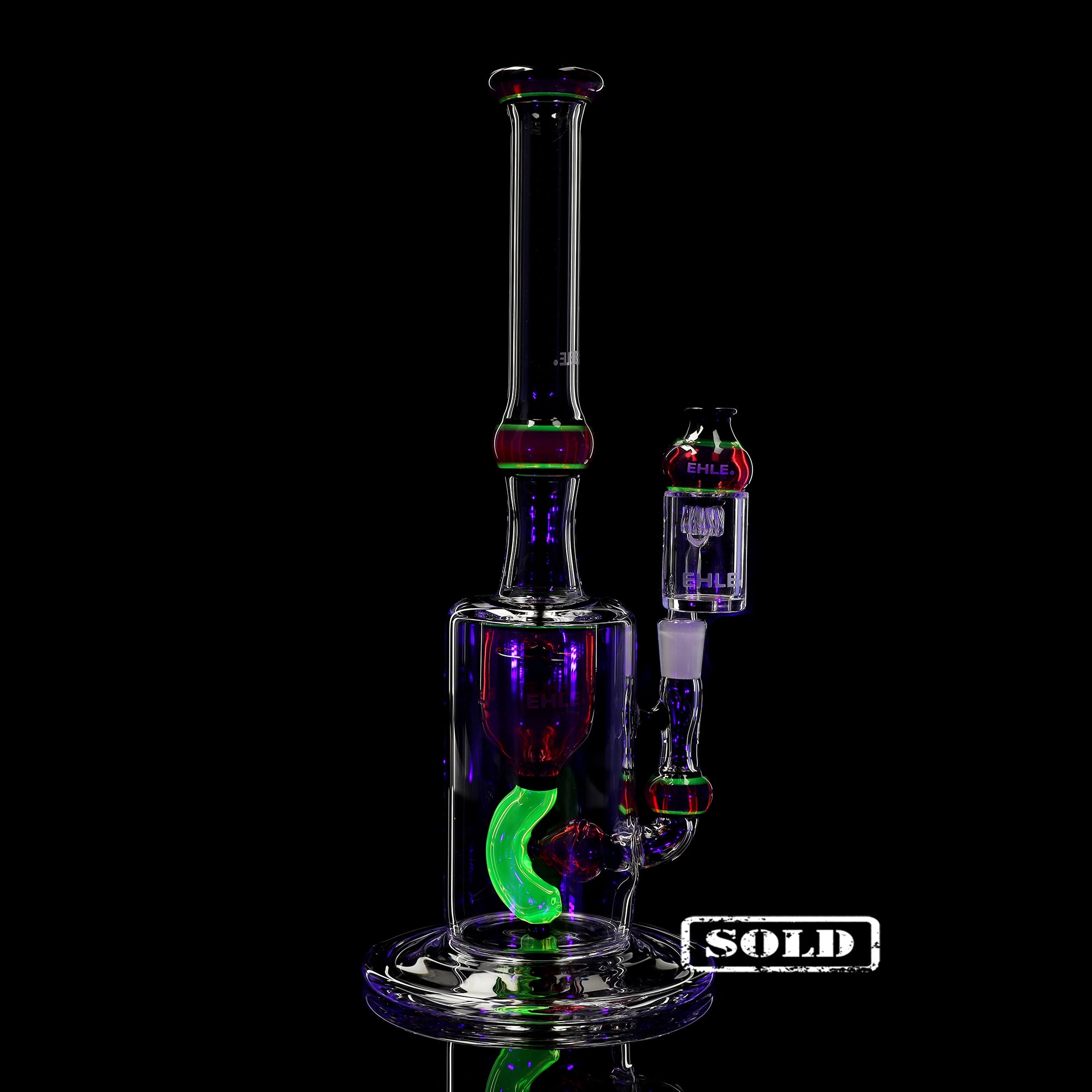 ehle-best-of-2024-juli-magenta-recycler-bong-27cm-ns10 image 8