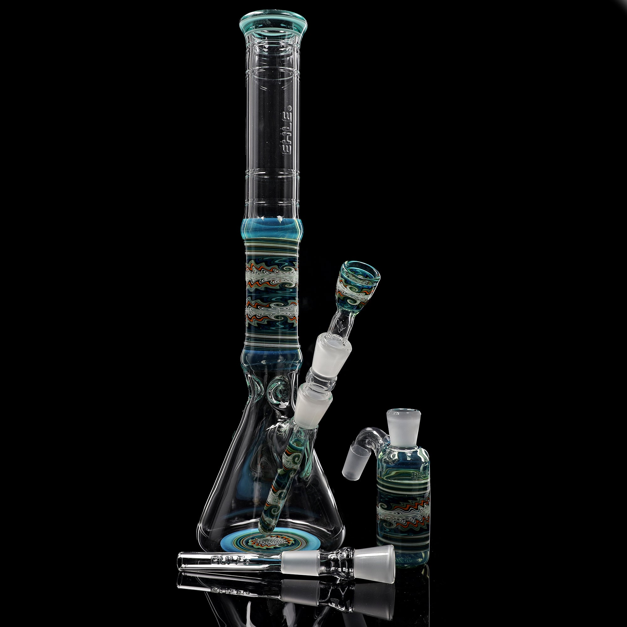 ehle-x-mikefro-collab-bong-2-beaker-44-cm image 1
