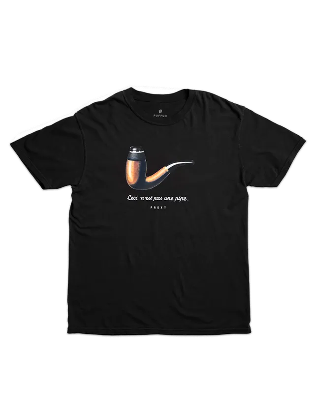 puffco-ceci-n-est-pas-une-pipe-shirt-ringspun-cotton-t-shirt image 1