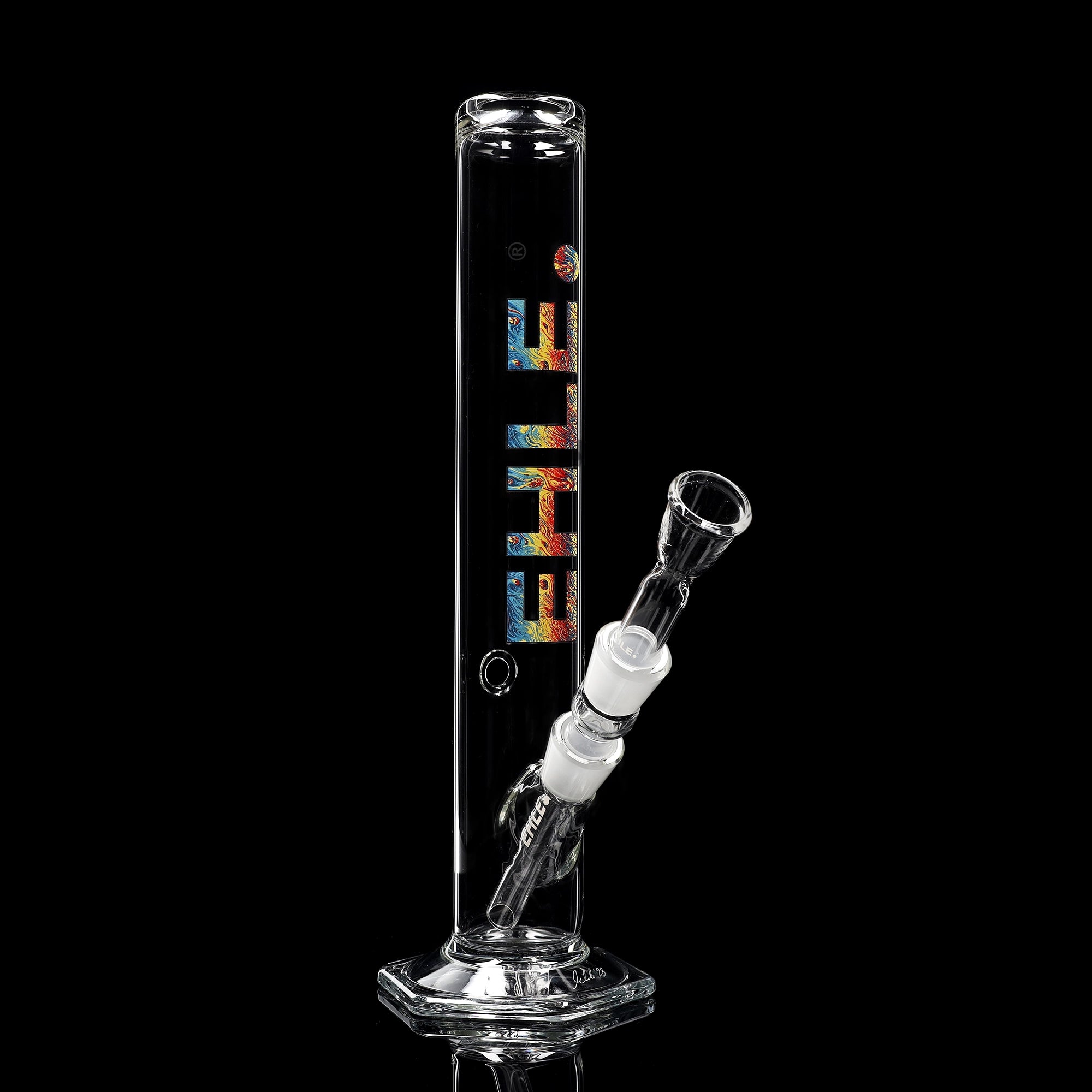 ehle-zylinder-bong-500-ml-ns18-mit-kickloch image 1