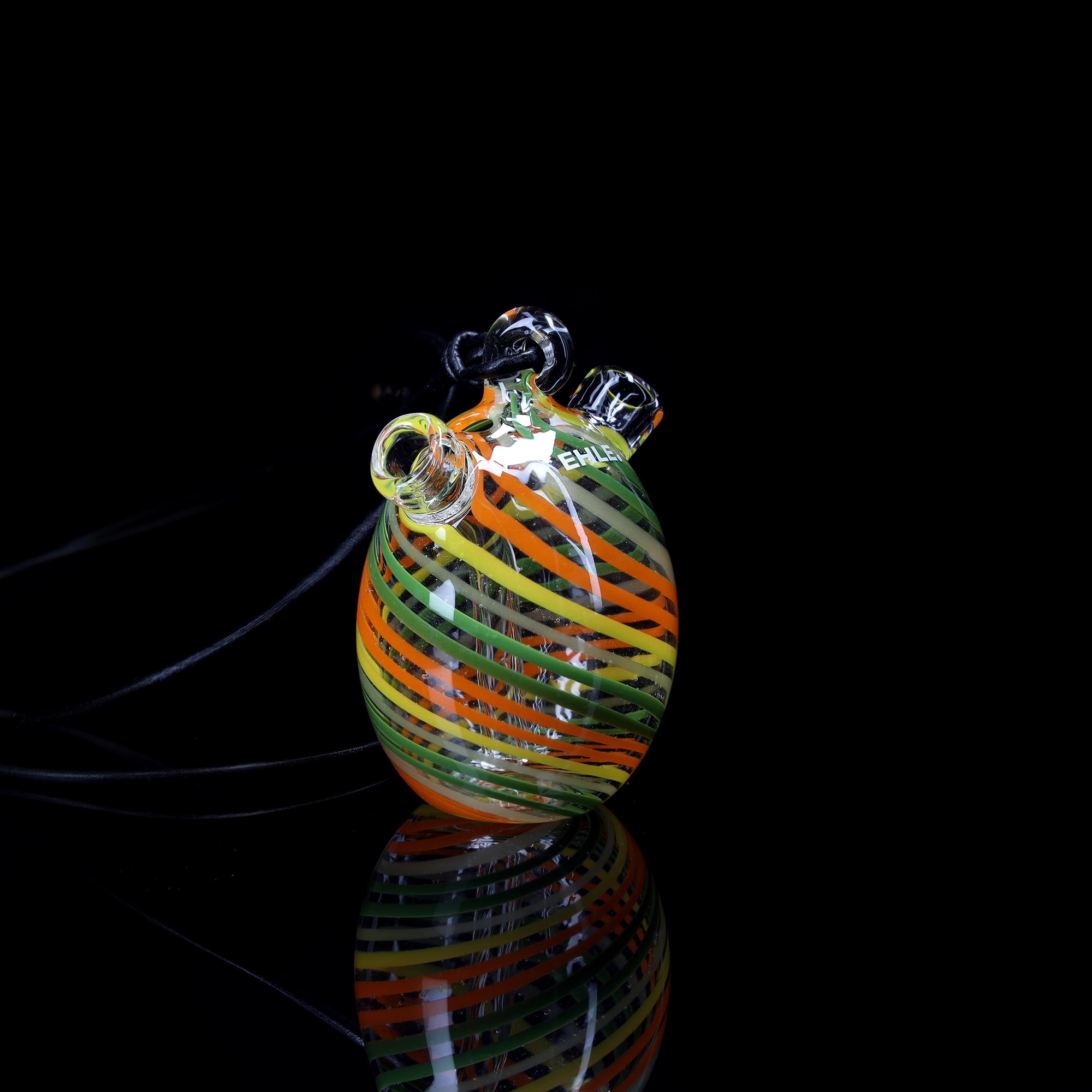 ehle-qualm-ei-mit-farbspirale-handpfeife-glas image 5