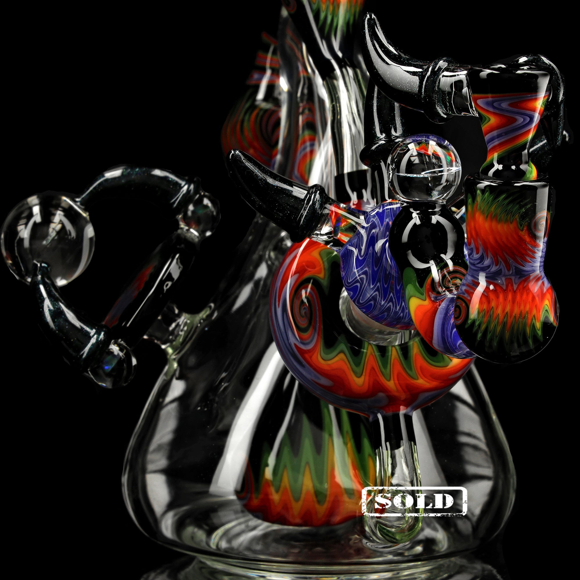 ehle-best-of-2022-januar-glowing-black-rainbow-bong-sold-sammler-unikat image 2
