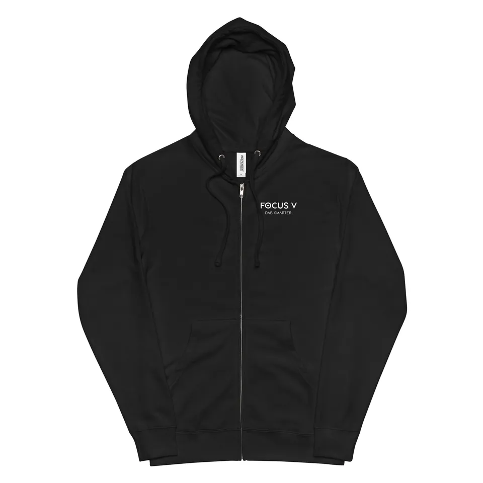 focus-v-dab-smarter-zip-up-hoodie-schwarz image 1