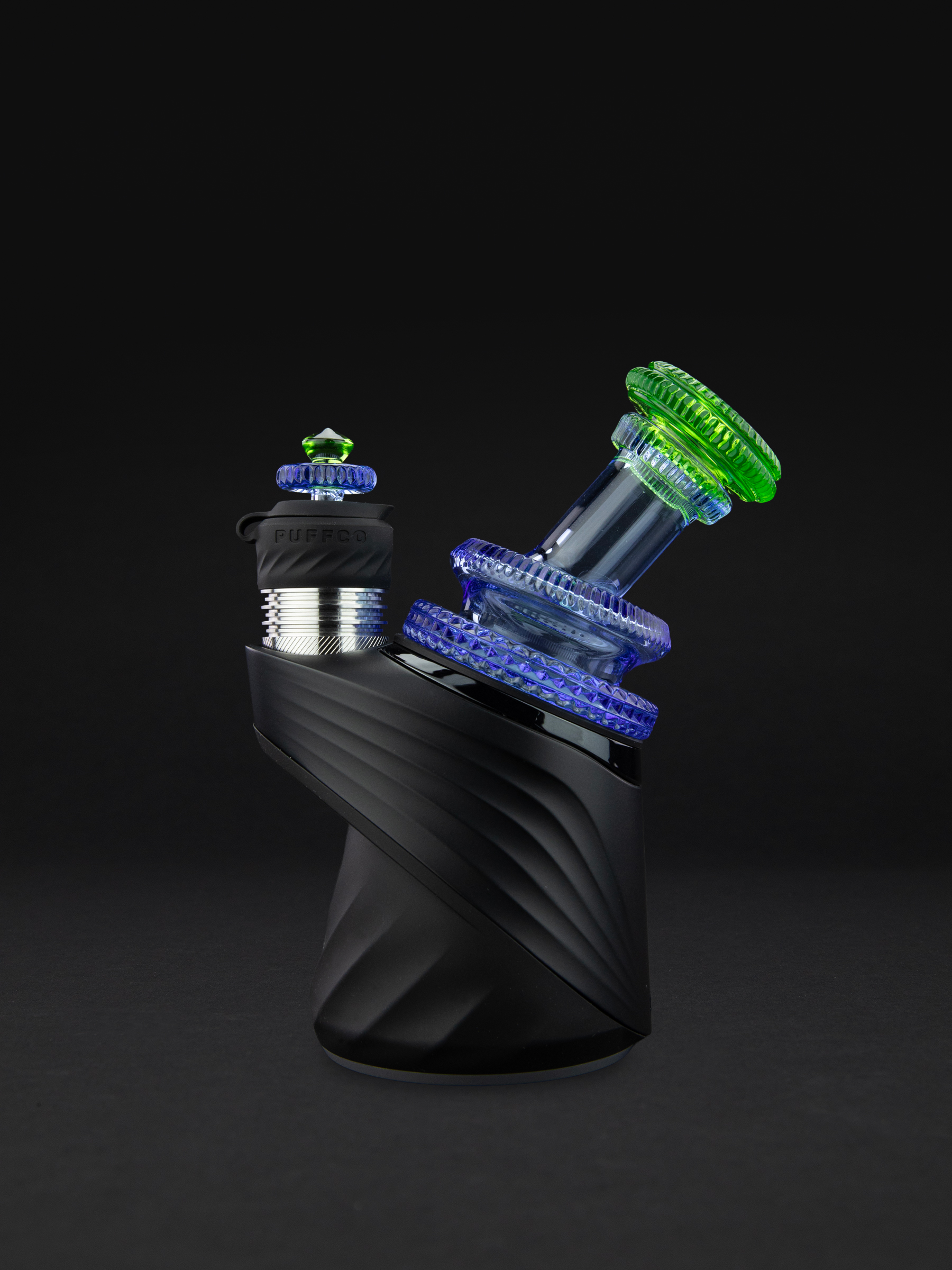 puffco-carved-dry-top-f-r-peak-peak-pro-haterade-blue-dream-mit-joystick-cap image 1