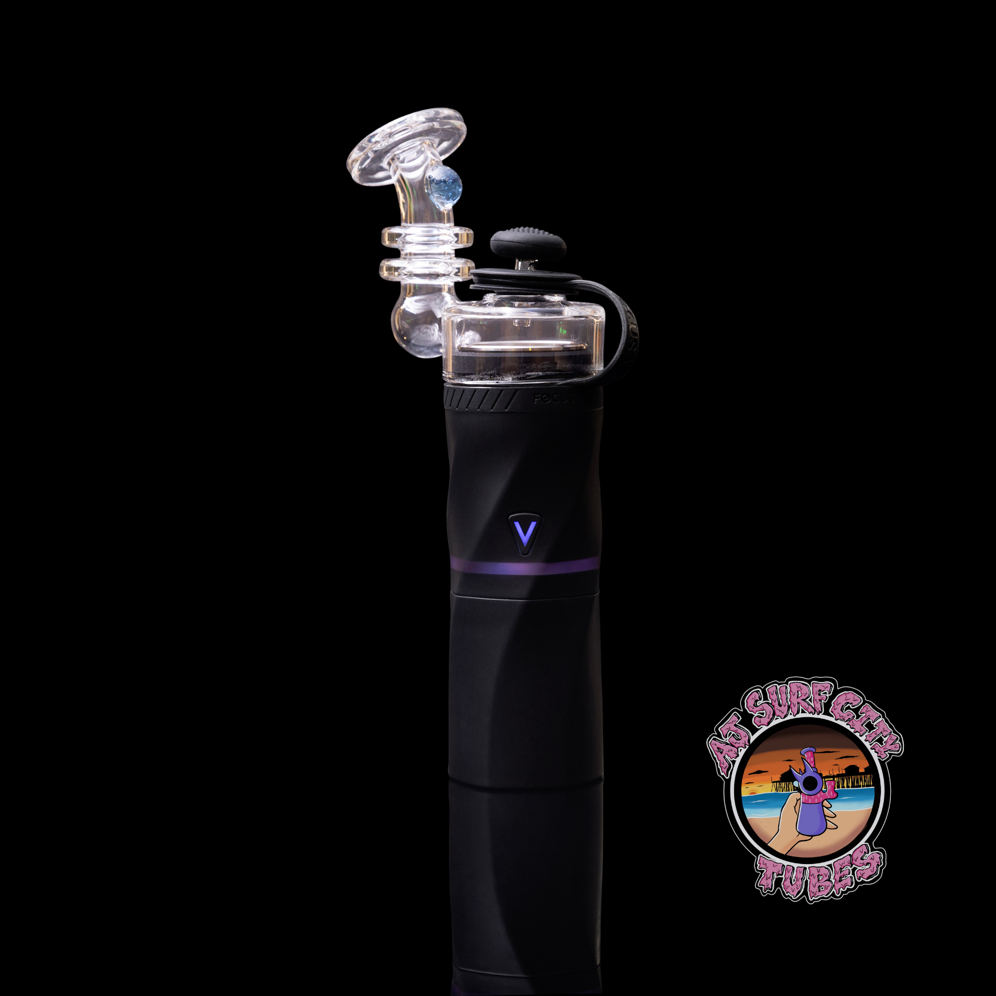 focus-v-aj-surf-city-aeris-dry-top-clear-mit-teal-k-nstler-glas image 1