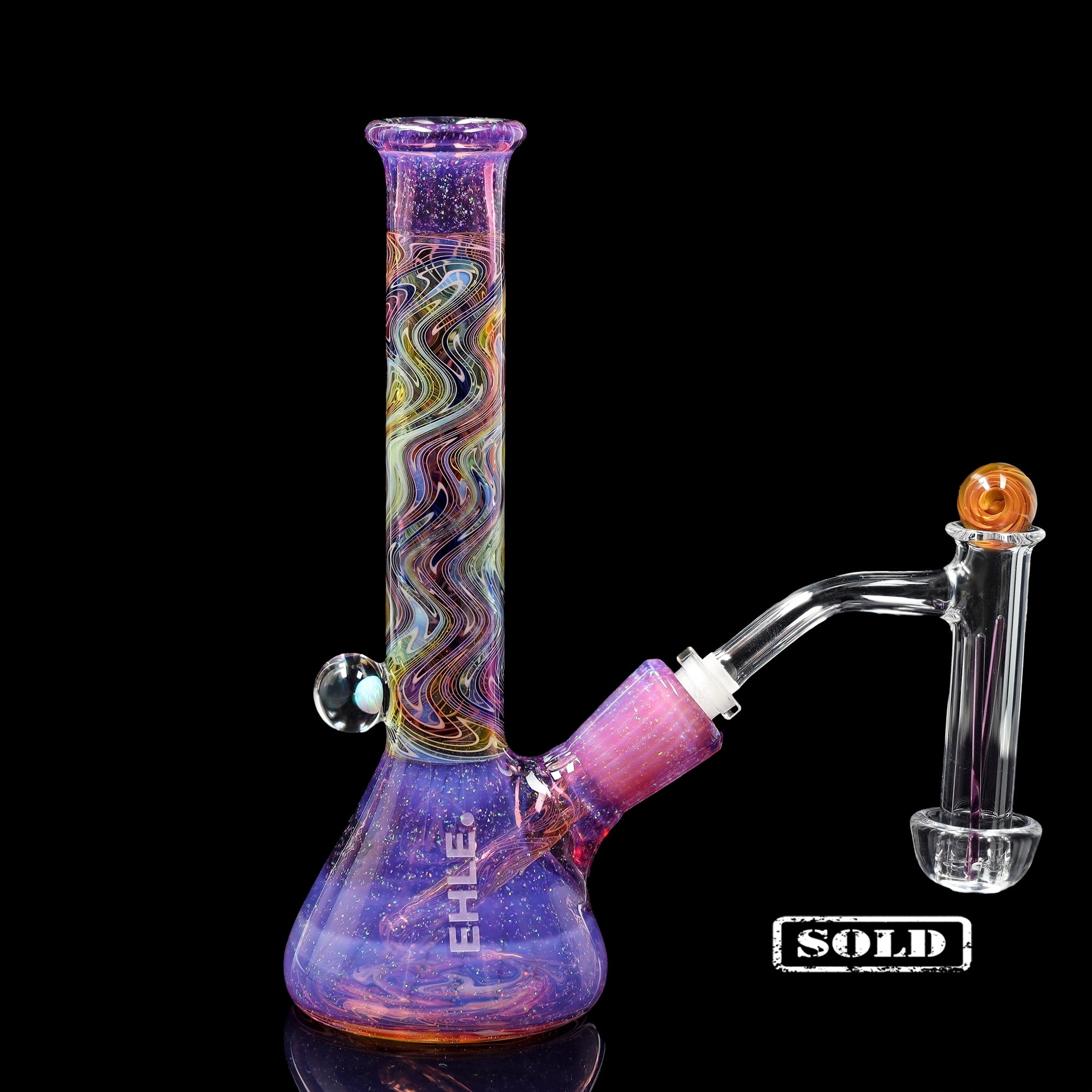 ehle-x-mah-mini-beaker-collab-bong-tele-magenta-opal image 4