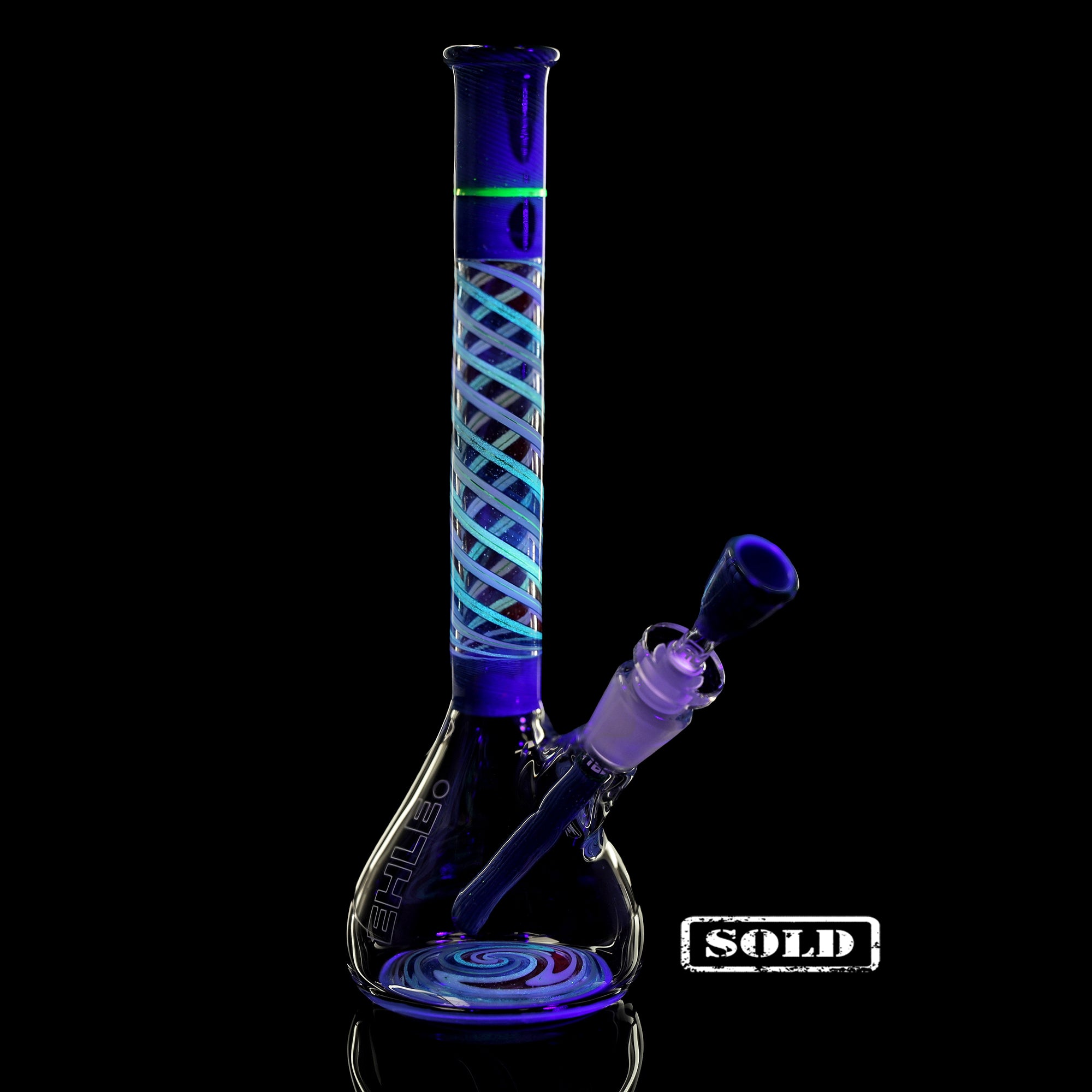 ehle-x-mah-agate-cyclone-mini-beaker-collab-bong image 4