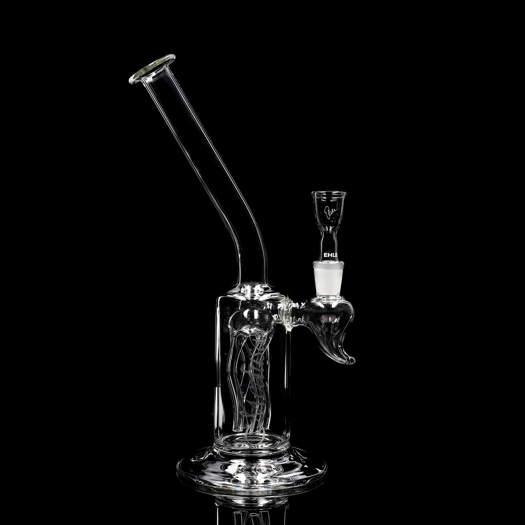 ehle-oil-rig-medusa-dab-rig-klarglas-mit-kopf-oder-quartz-banger image 2