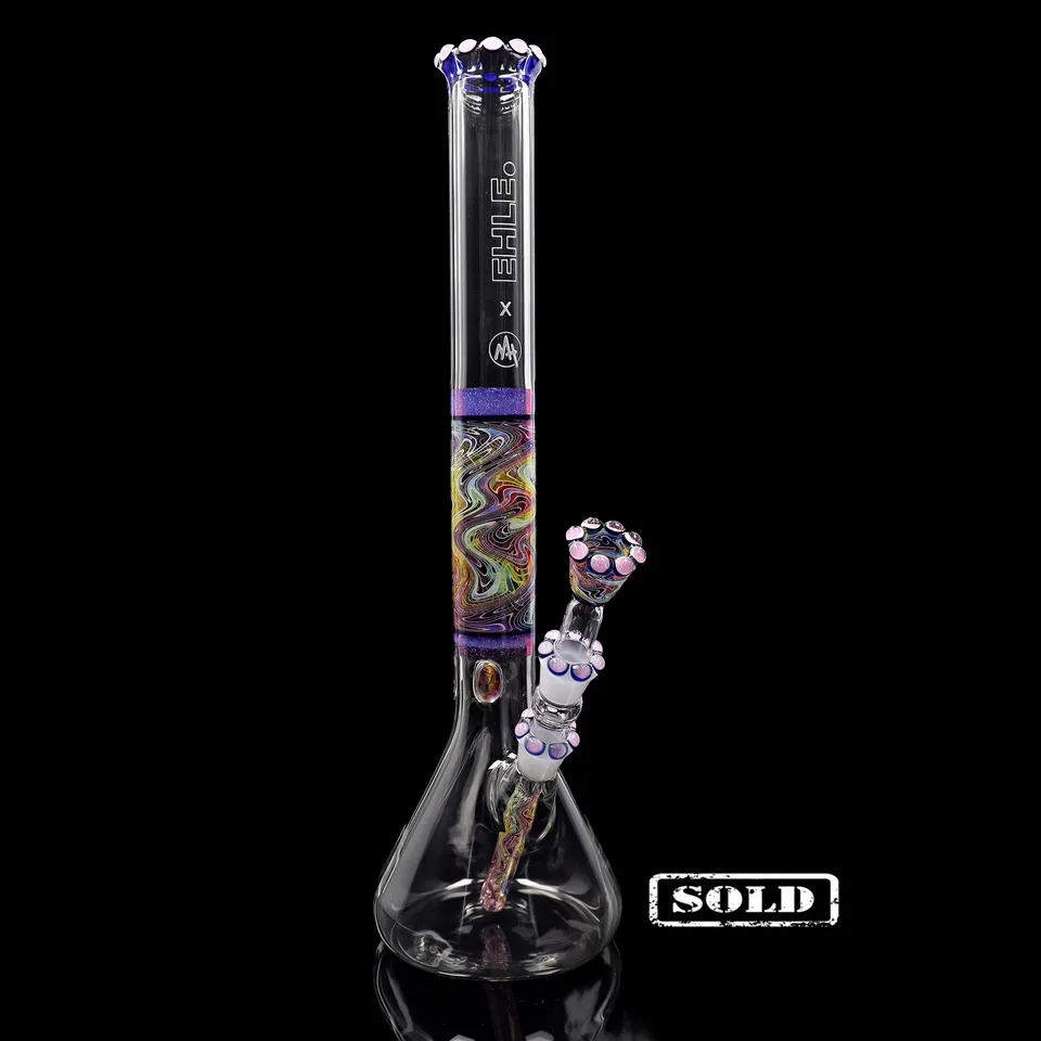 ehle-x-mah-collab-bong-crushed-opal-premium-glasbong image 1