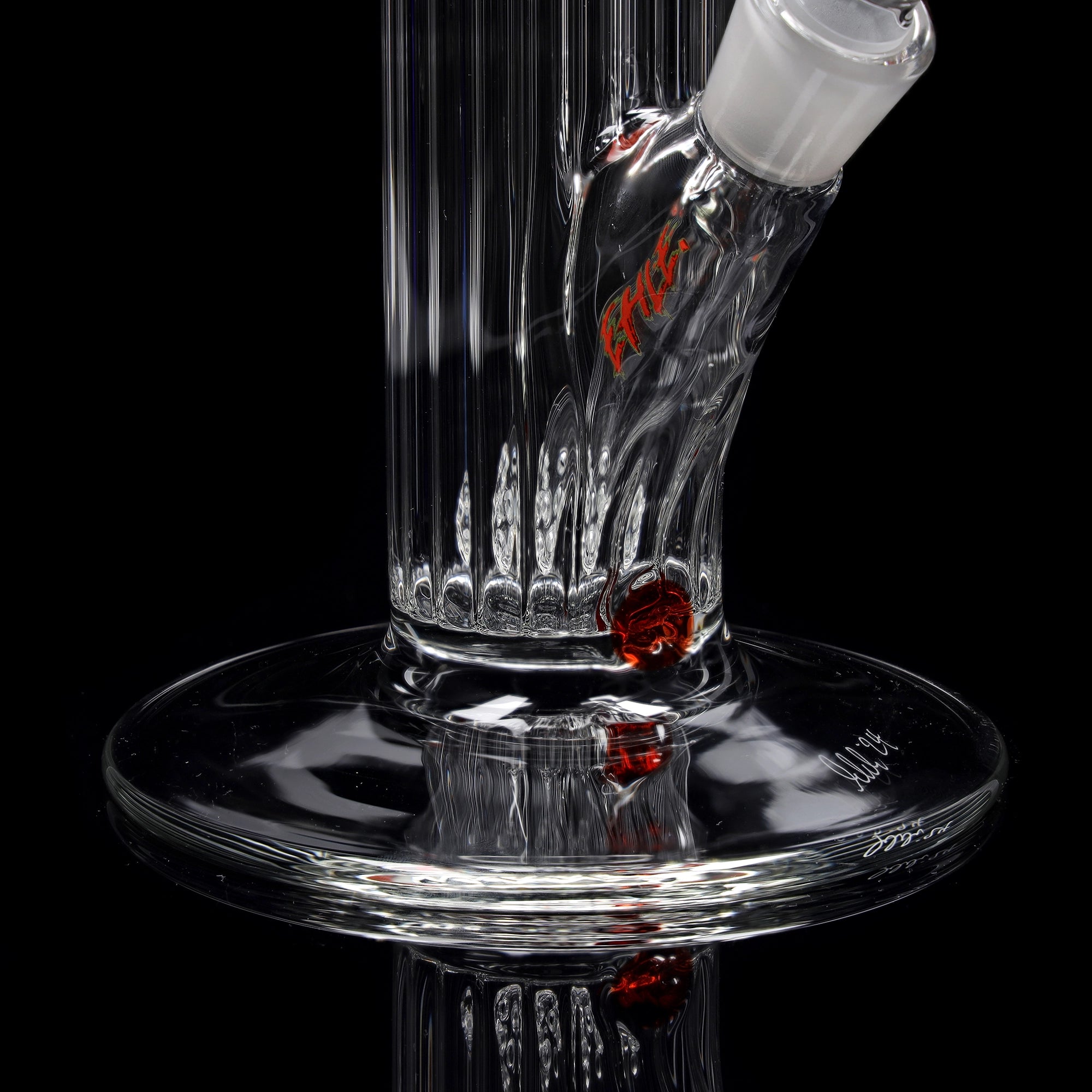 ehle-red-series-bong-6-rippenrohr-45cm-ns18 image 6