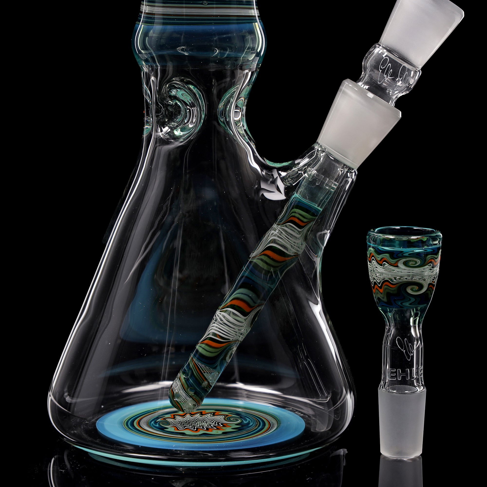 ehle-x-mikefro-collab-bong-2-beaker-44-cm image 7