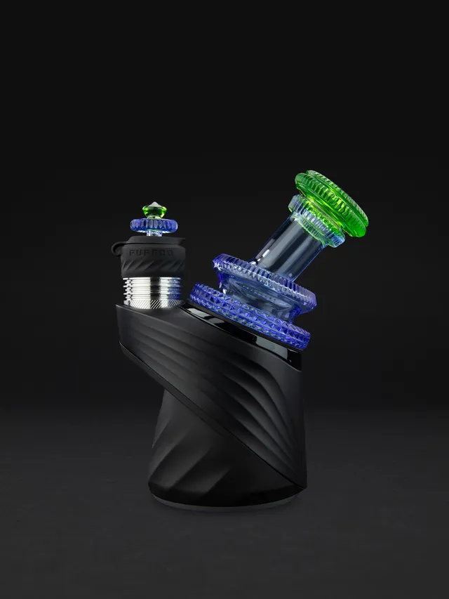 puffco-carved-dry-top-f-r-peak-peak-pro-haterade-blue-dream-mit-joystick-cap image 1