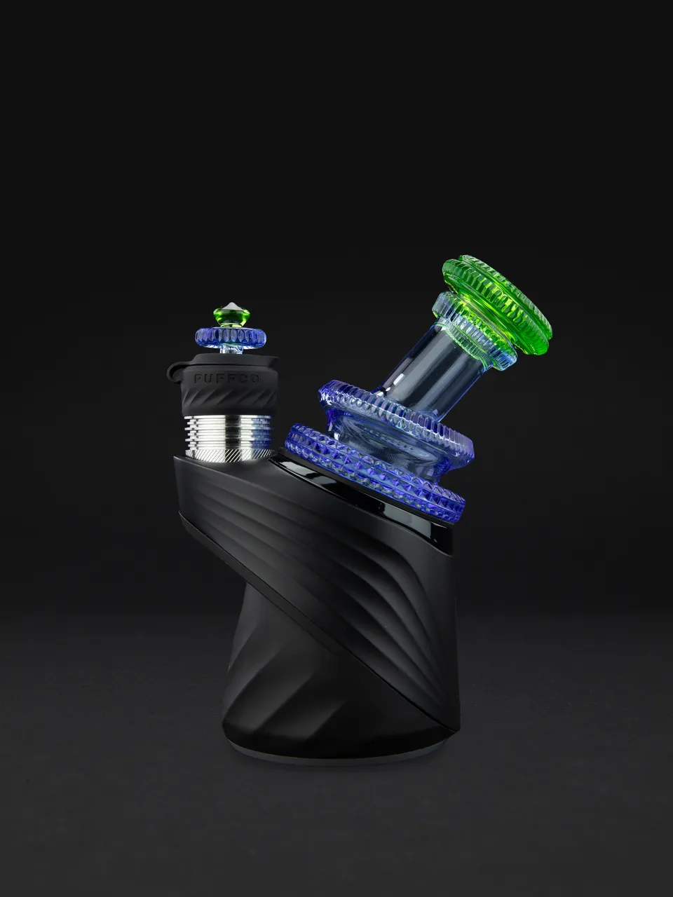 puffco-carved-dry-top-f-r-peak-peak-pro-haterade-blue-dream-mit-joystick-cap image 1
