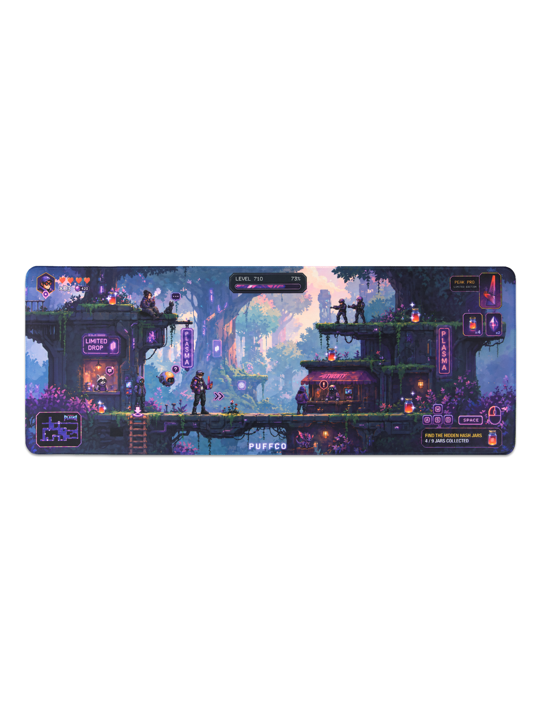 puffco-plasma-world-desk-pad-80x30-5-cm image 1