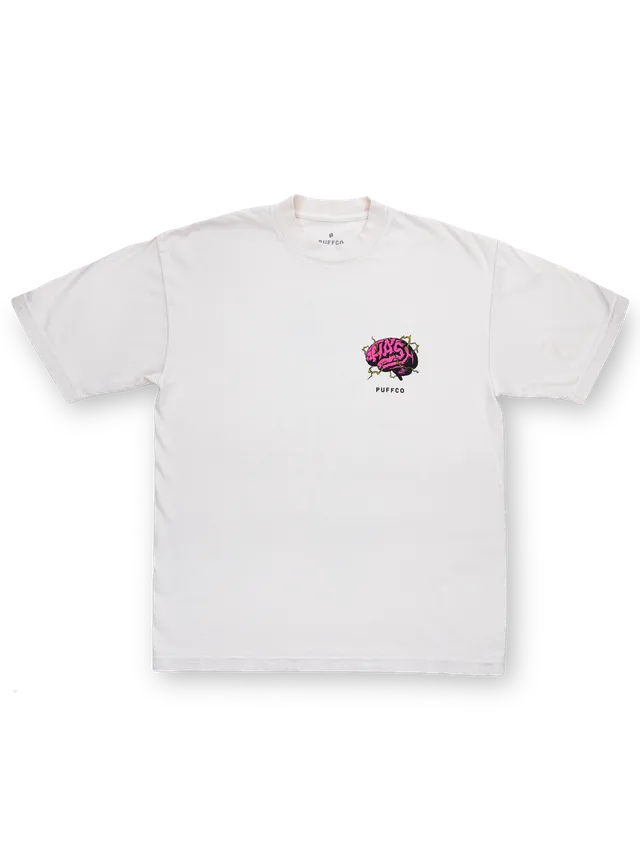 puffco-brain-hash-tee-creme-unisex-shirt-100-baumwolle image 1