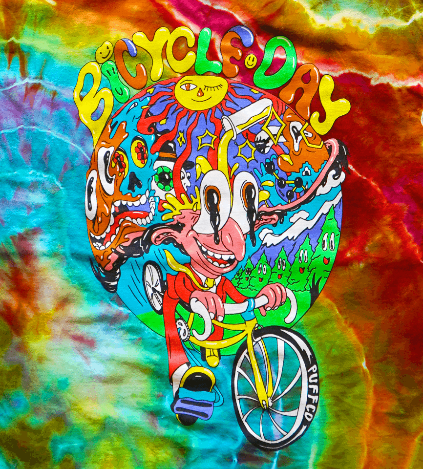 puffco-bicycle-day-shirt-handgef-rbtes-t-shirt-aus-ringspun-baumwolle image 2