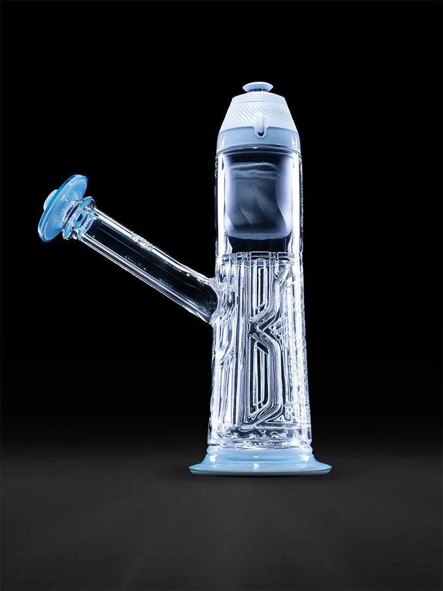 puffco-proxy-bubbler-avant-garde-art-glass-white-satin-marina image 1