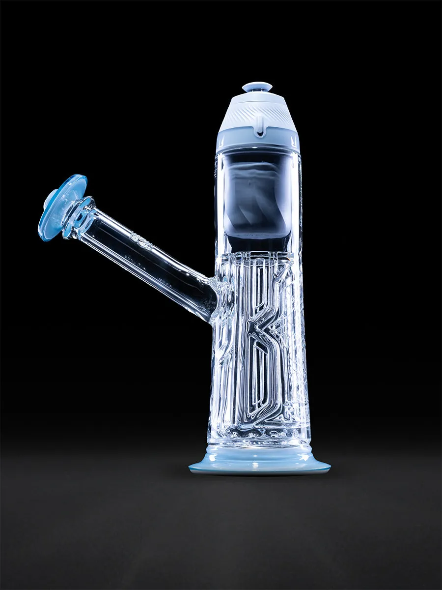 puffco-proxy-bubbler-avant-garde-art-glass-white-satin-marina image 1