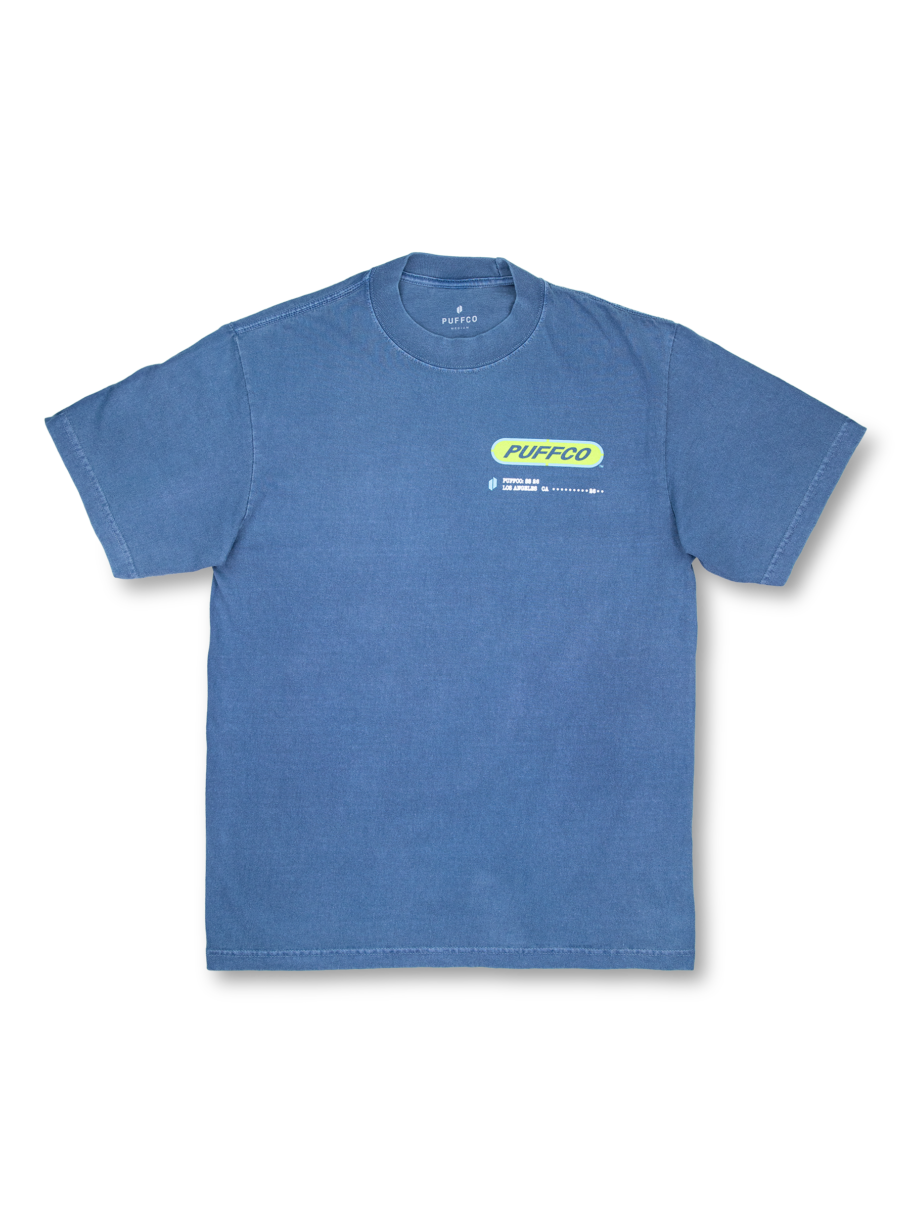 puffco-higher-tech-tee-t-shirt-vintage-blue-oversized image 1