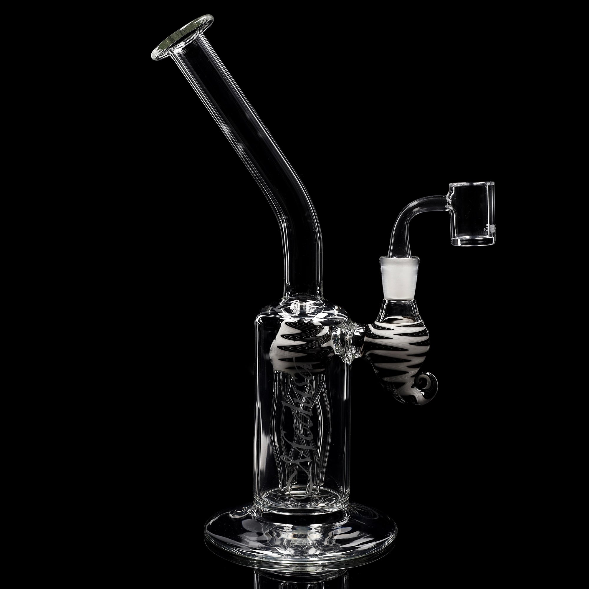 ehle-oil-rig-medusa-dab-rig-black-white image 1