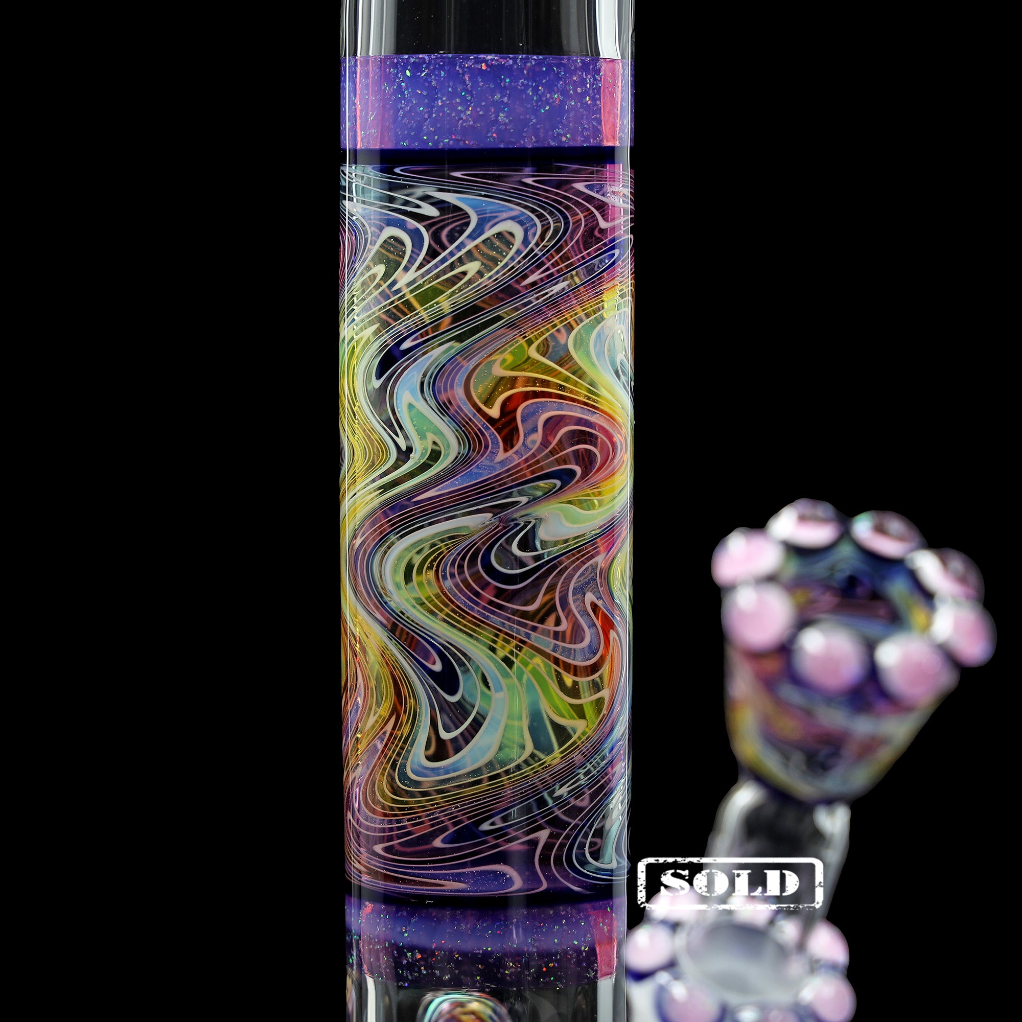 ehle-x-mah-collab-bong-crushed-opal-premium-glasbong image 3