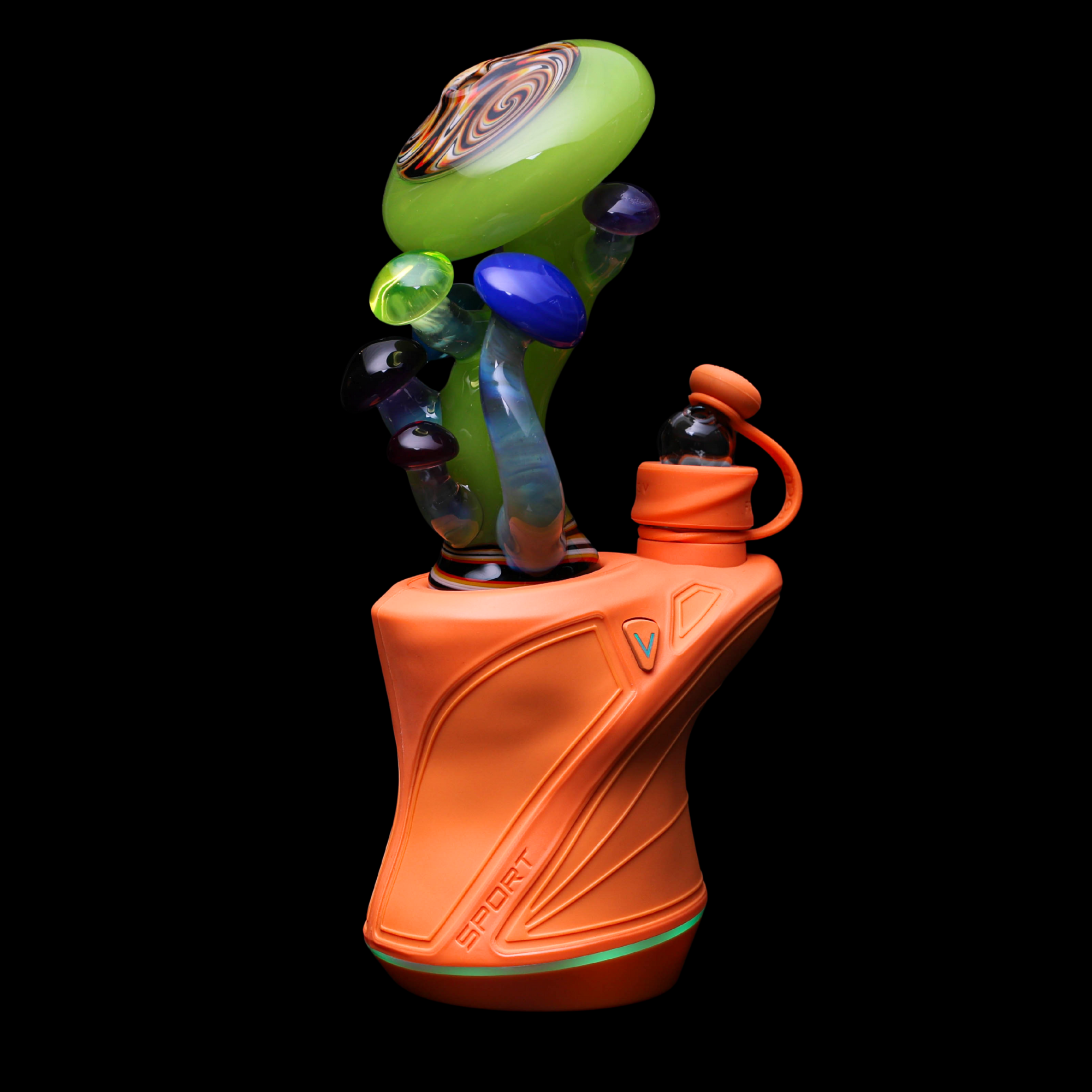 focus-v-carsten-glass-carta-dry-top-mushroom-green image 1