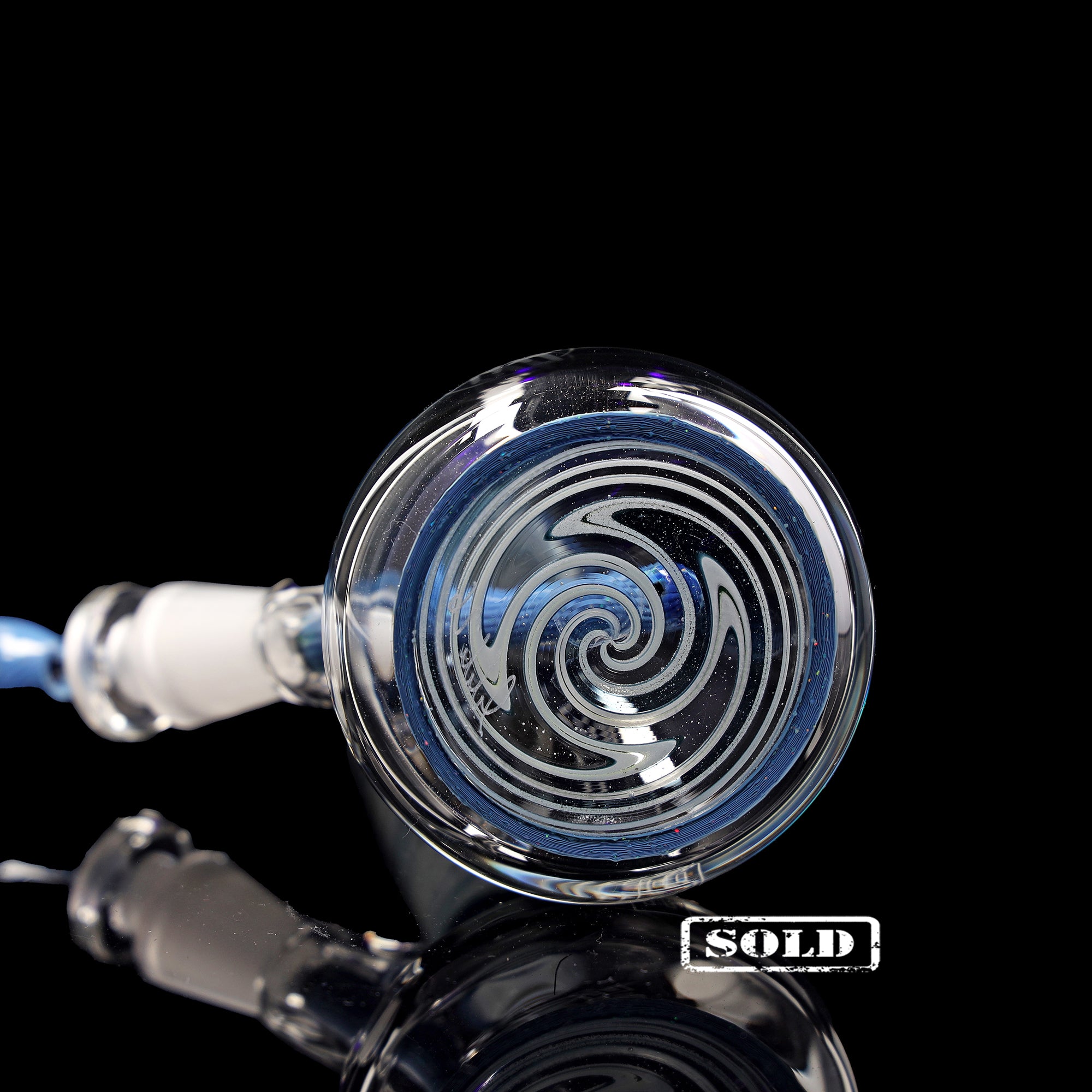 ehle-x-mah-agate-cyclone-mini-beaker-collab-bong image 2
