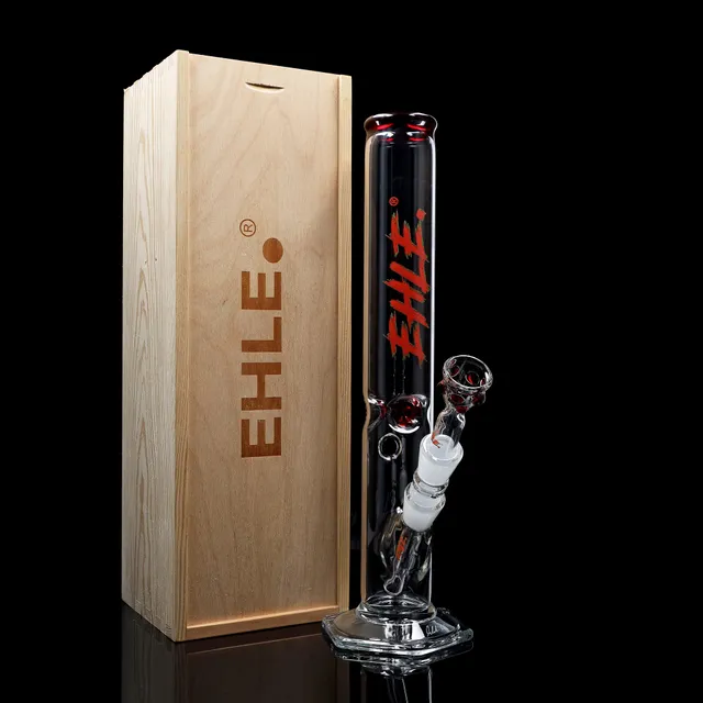 ehle-red-series-3-bong-set-500ml-ns18-holzkiste image 1