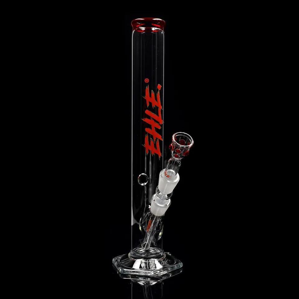 ehle-red-series-bong-2-500ml-ns18-rot-mundst-ck-sonderlogo-rot-gr-n image 1