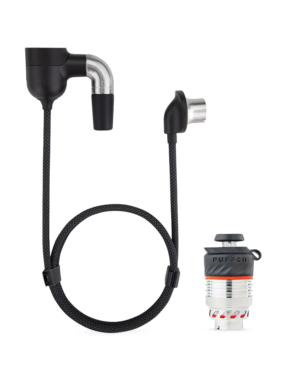 puffco-peak-pro-link-3dxl-chamber-set-silber-glas-adapter-bundle image 1