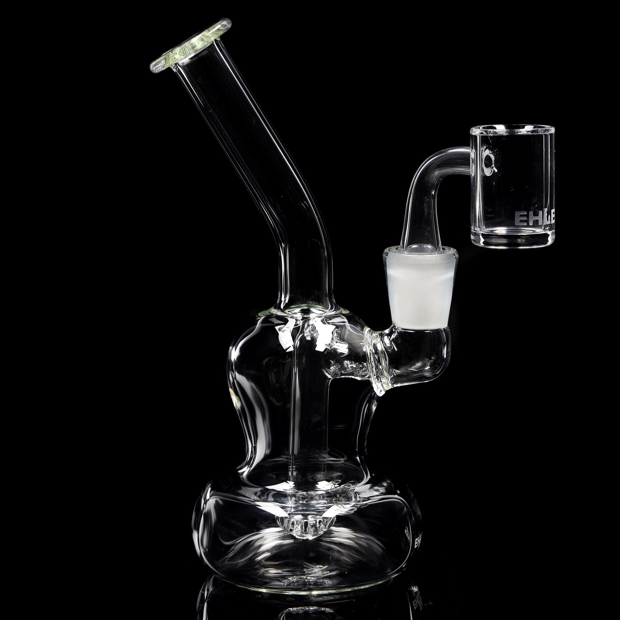 ehle-bubbler-2-glas-bubbler-mit-diffusor-40er-rohr image 1
