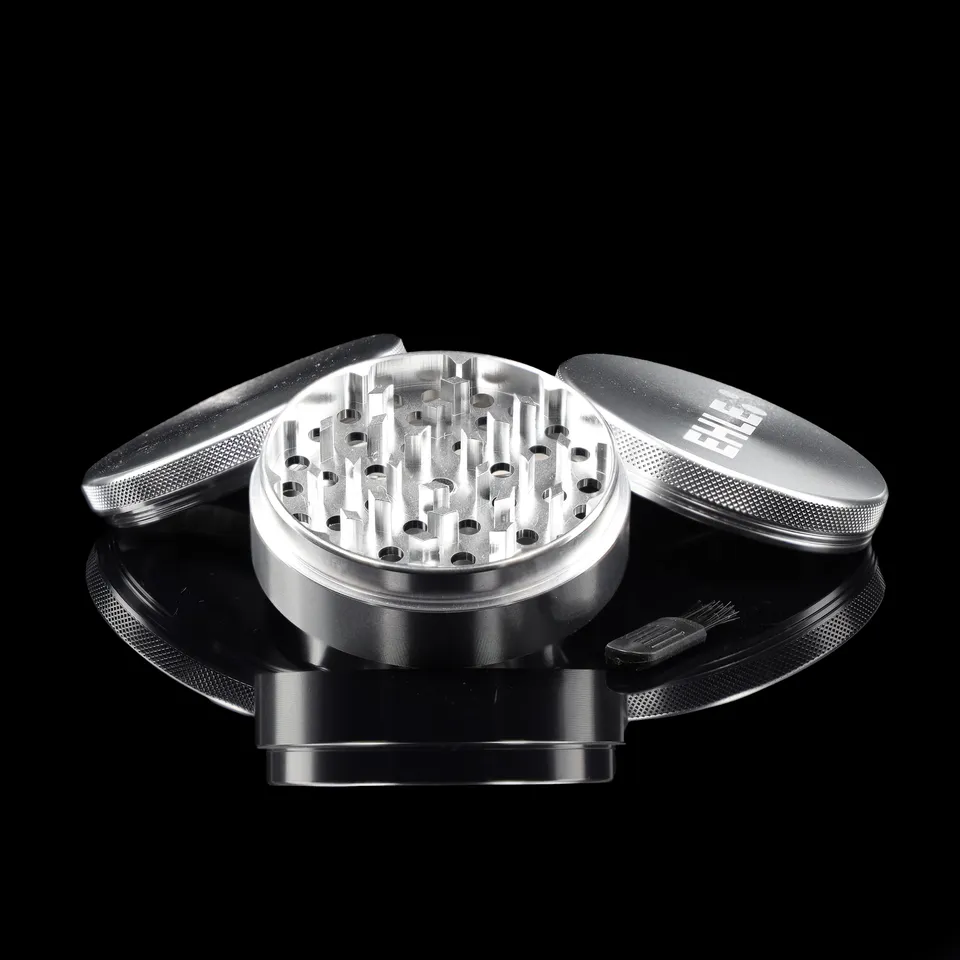 ehle-aluminium-grinder-75mm-silber-4-teilig-mit-pollensieb image 1