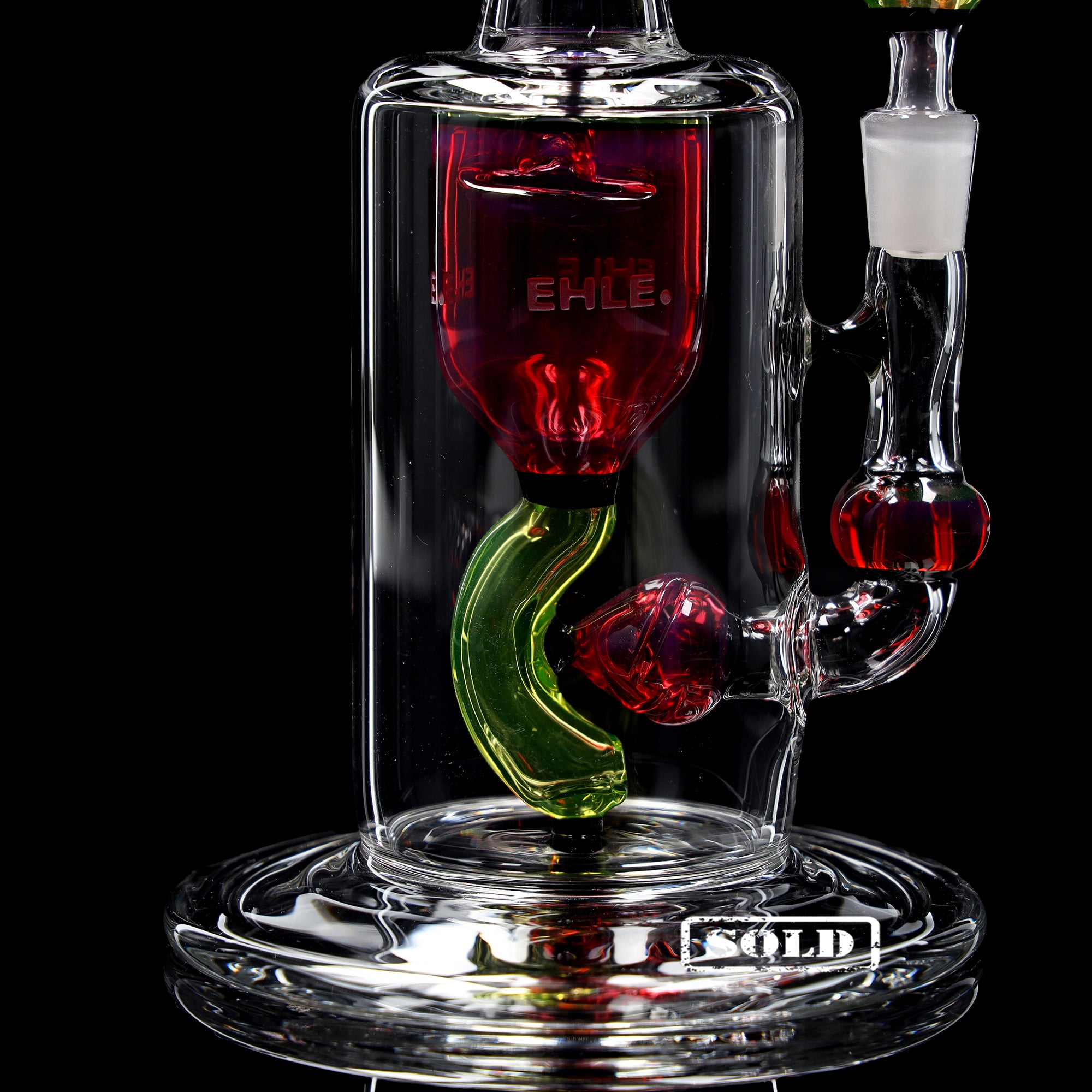 ehle-best-of-2024-juli-magenta-recycler-bong-27cm-ns10 image 3