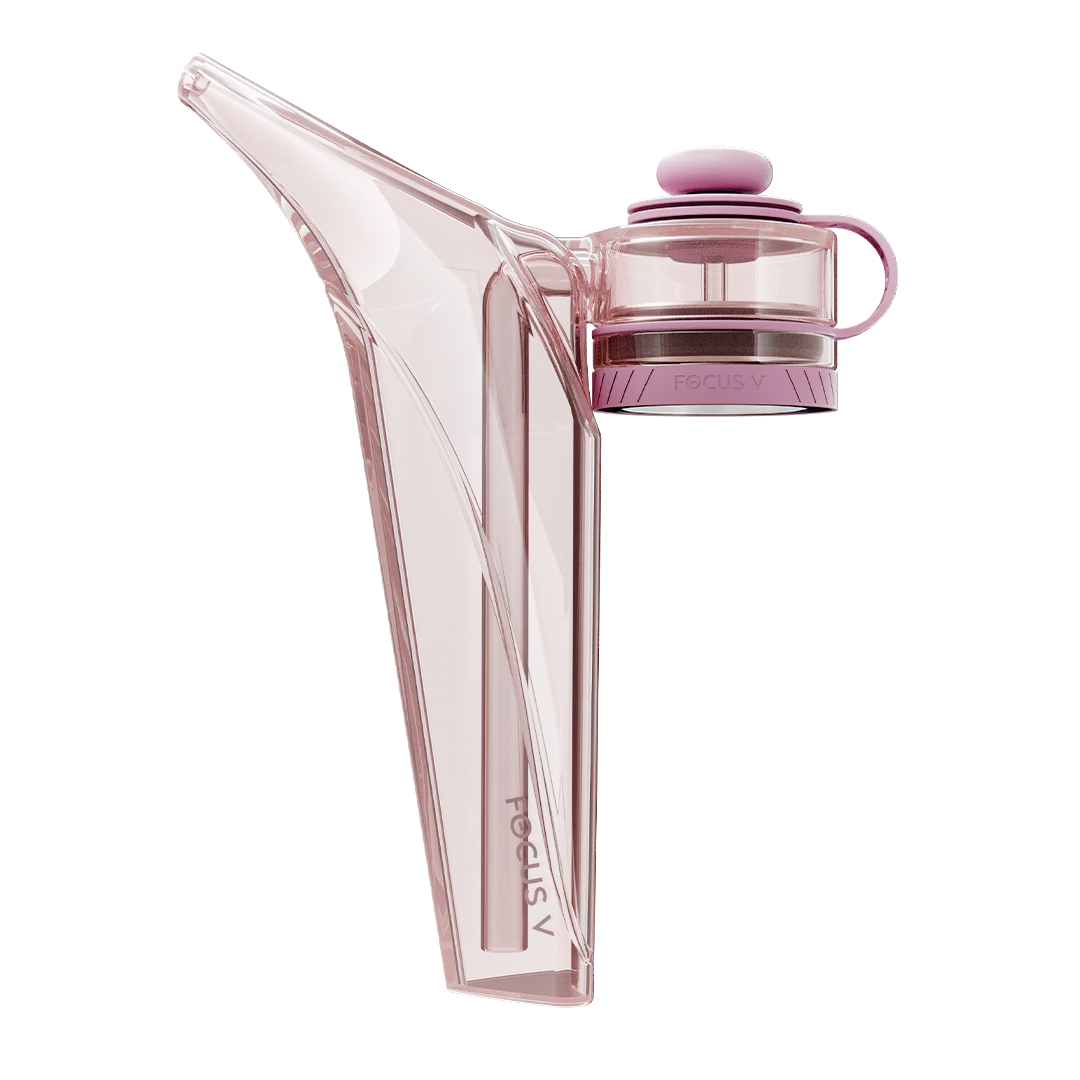 focus-v-aeris-bubbler-pink-mit-swivel-glas-aufsatz image 1