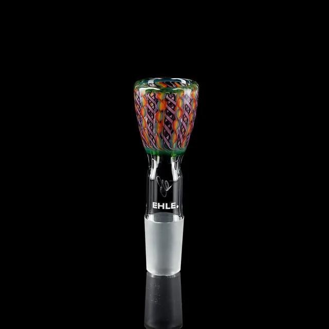 ehle-bong-kopf-ns-18-8-crushed-opal-spiral-mit-holzst-nder image 1
