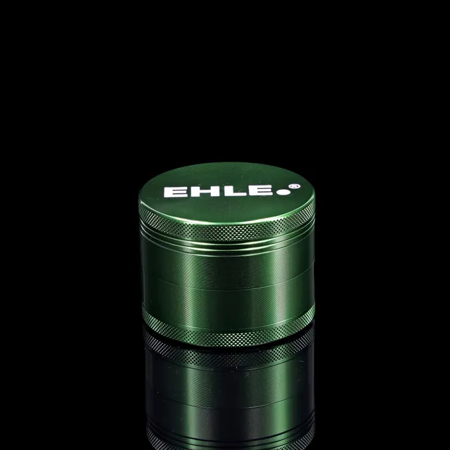 ehle-aluminium-grinder-63mm-gr-n-4-teilig-mit-pollensieb image 1