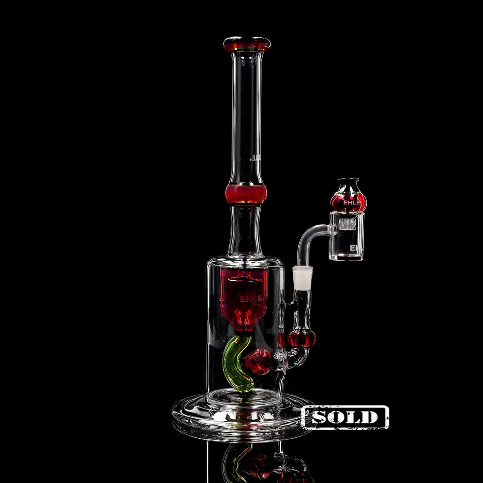 ehle-best-of-2024-juli-magenta-recycler-bong-27cm-ns10 image 1