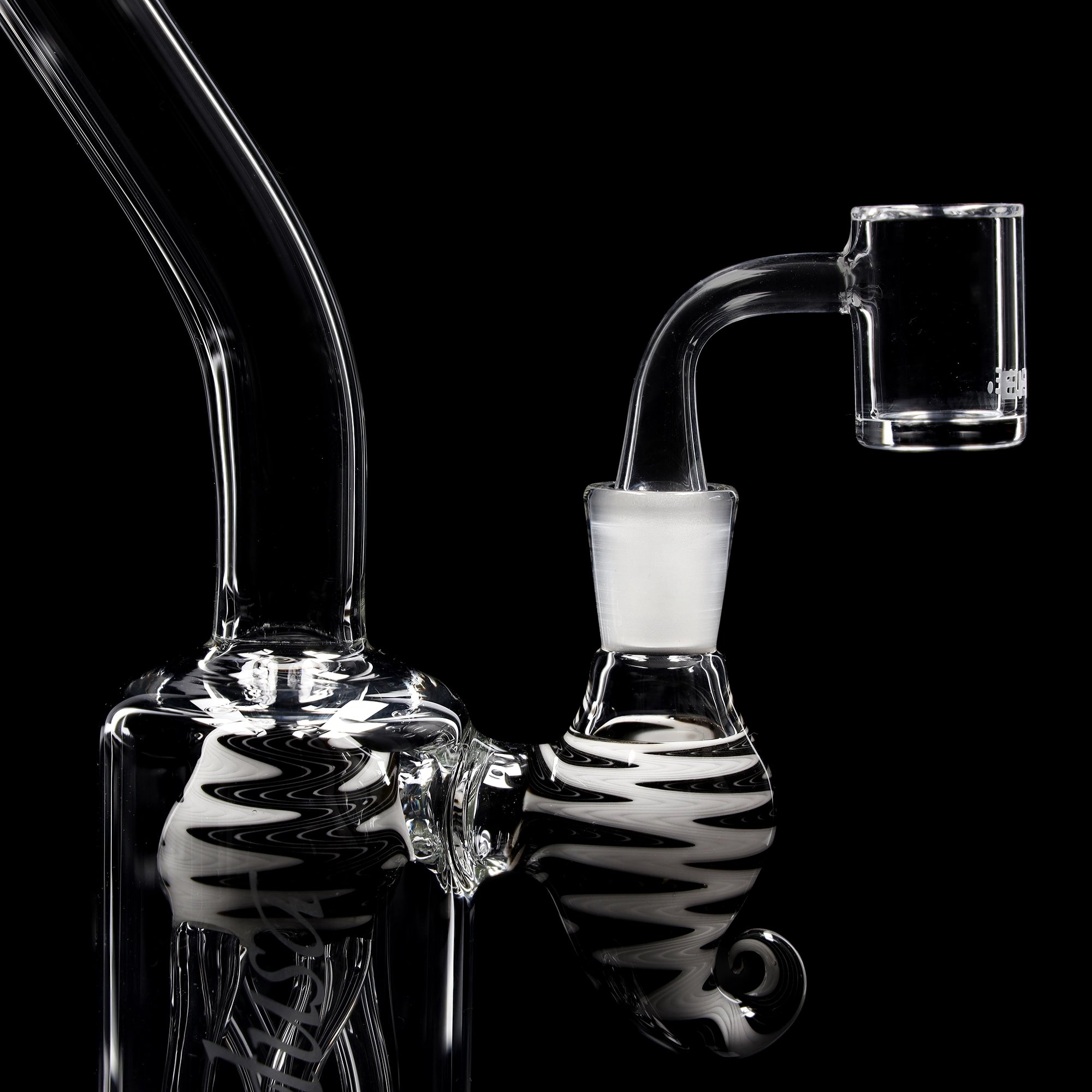 ehle-oil-rig-medusa-dab-rig-black-white image 4