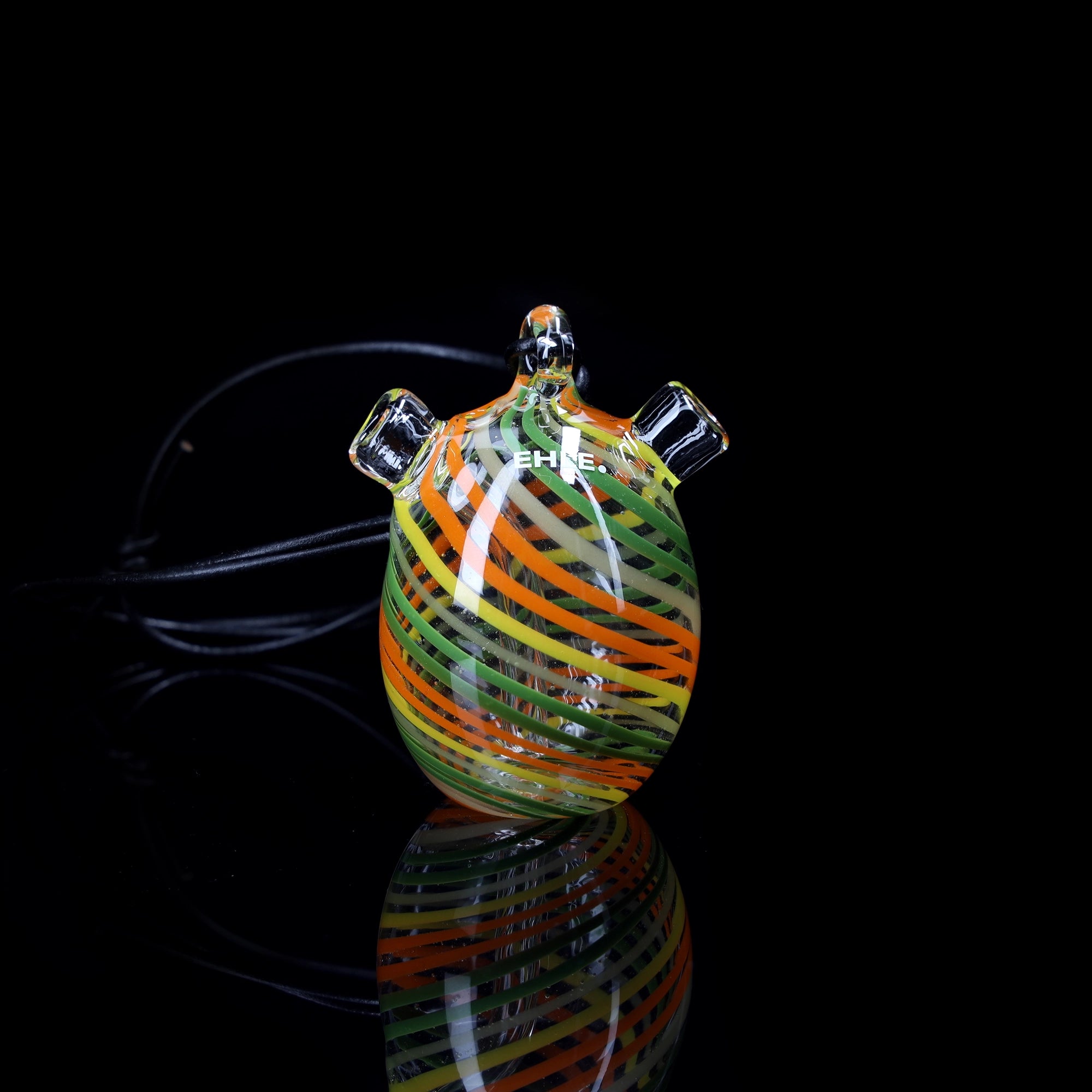 ehle-qualm-ei-mit-farbspirale-handpfeife-glas image 4