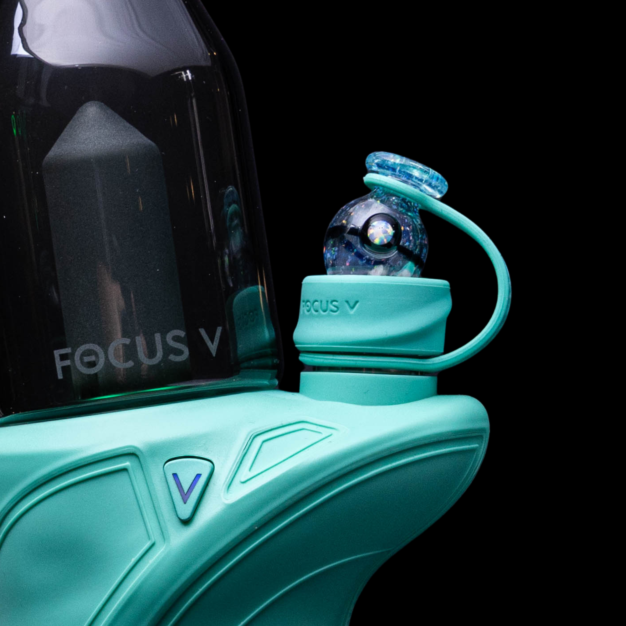 focus-v-dani-girl-glass-pokeball-bubble-cap-teal-mit-opal image 2