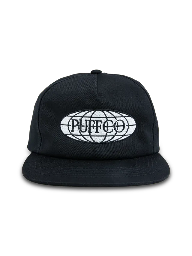 puffco-globe-hat-5-panel-snapback-cap-schwarz image 1