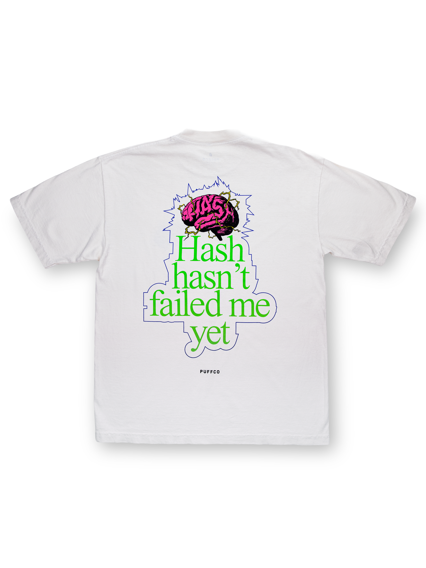 puffco-brain-hash-tee-creme-unisex-shirt-100-baumwolle image 2