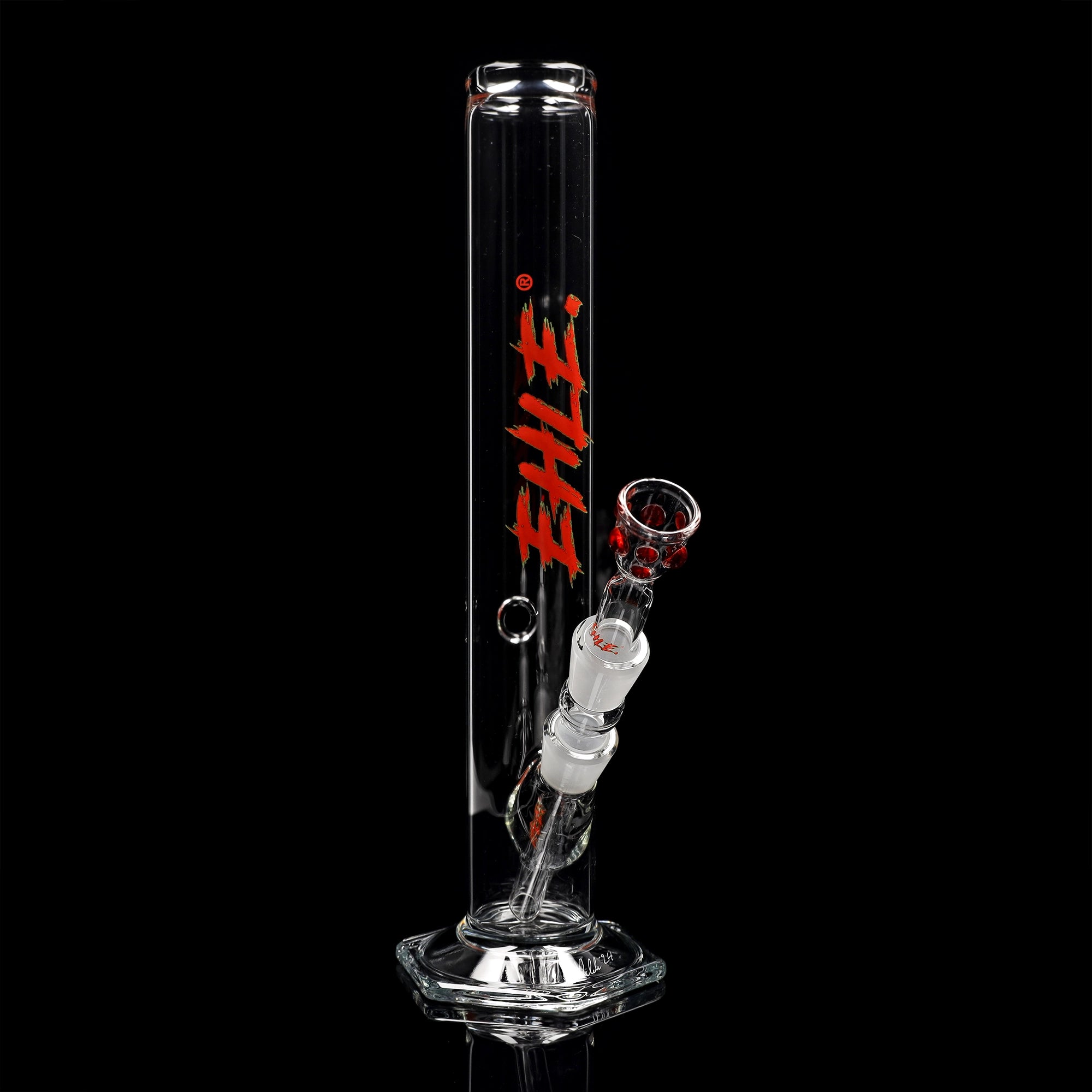 ehle-red-series-bong-1-500ml-ns18-sonderlogo-rot-gr-n image 1