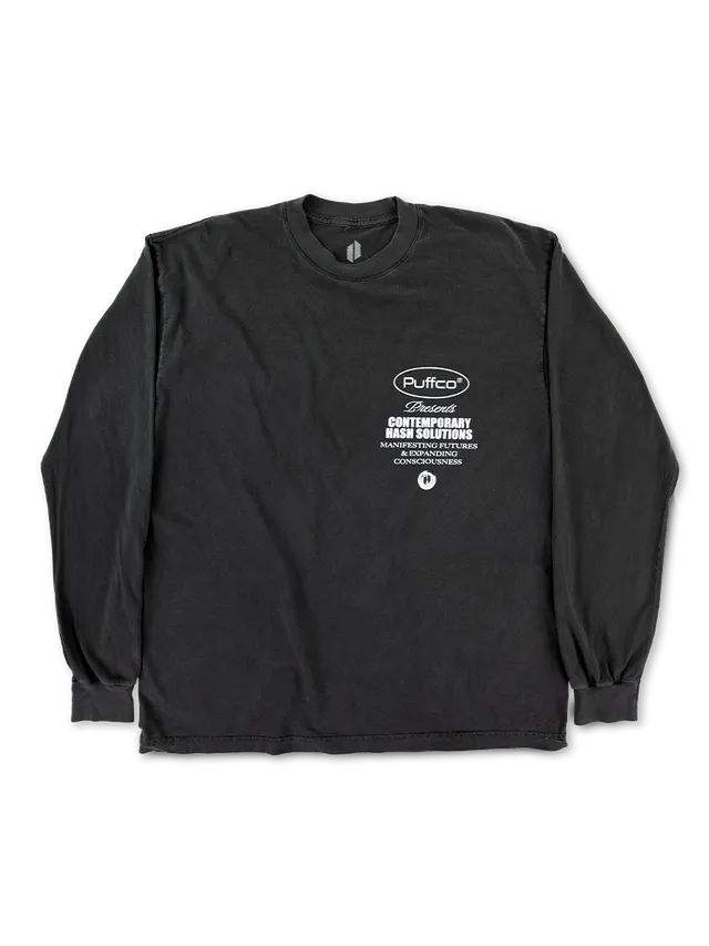 puffco-hash-solutions-long-sleeve-charcoal-grey-unisex-aus-baumwolle image 1