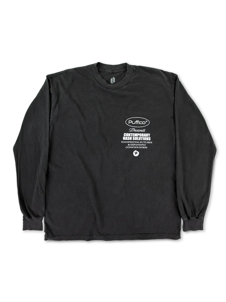 puffco-hash-solutions-long-sleeve-charcoal-grey-unisex-aus-baumwolle image 1