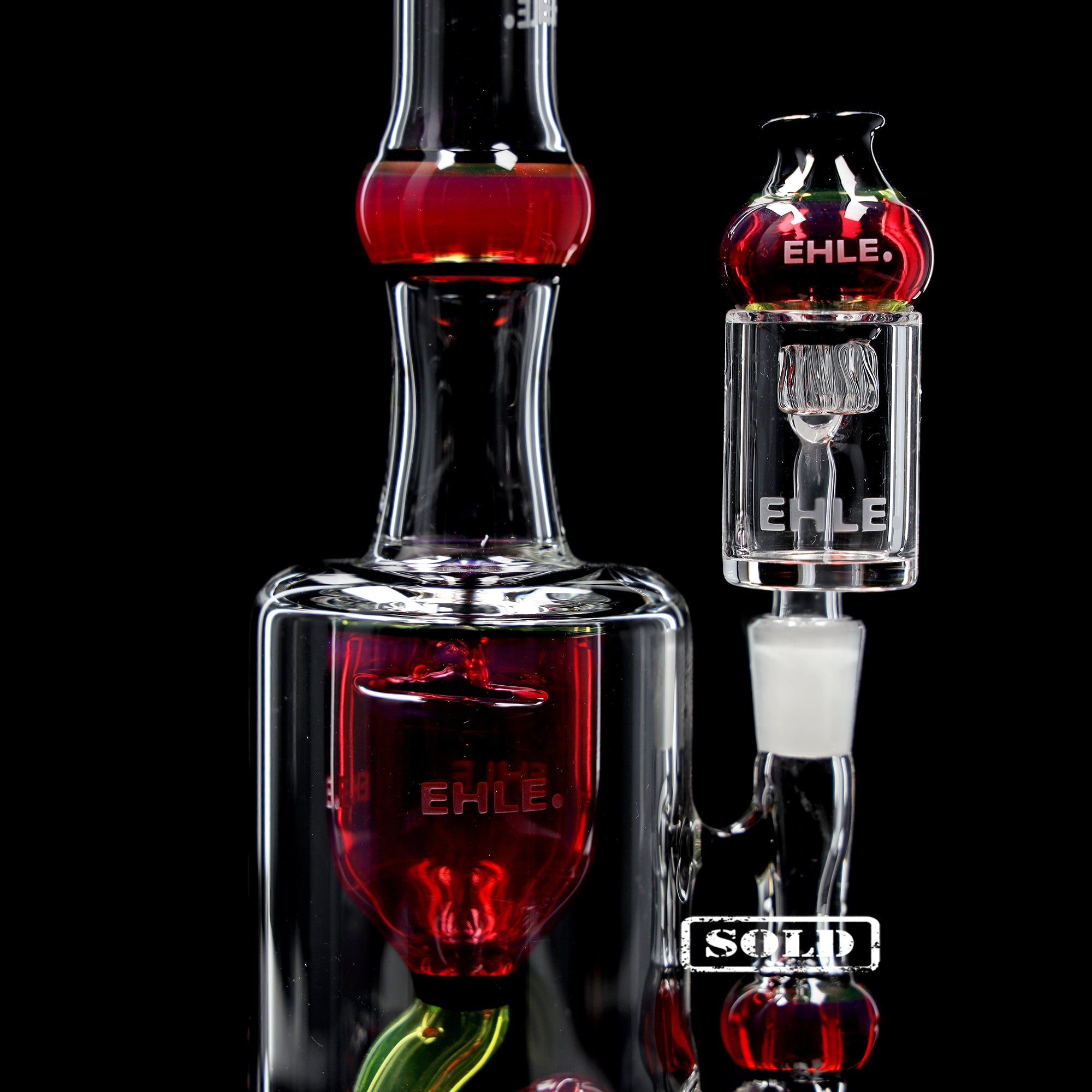 ehle-best-of-2024-juli-magenta-recycler-bong-27cm-ns10 image 5