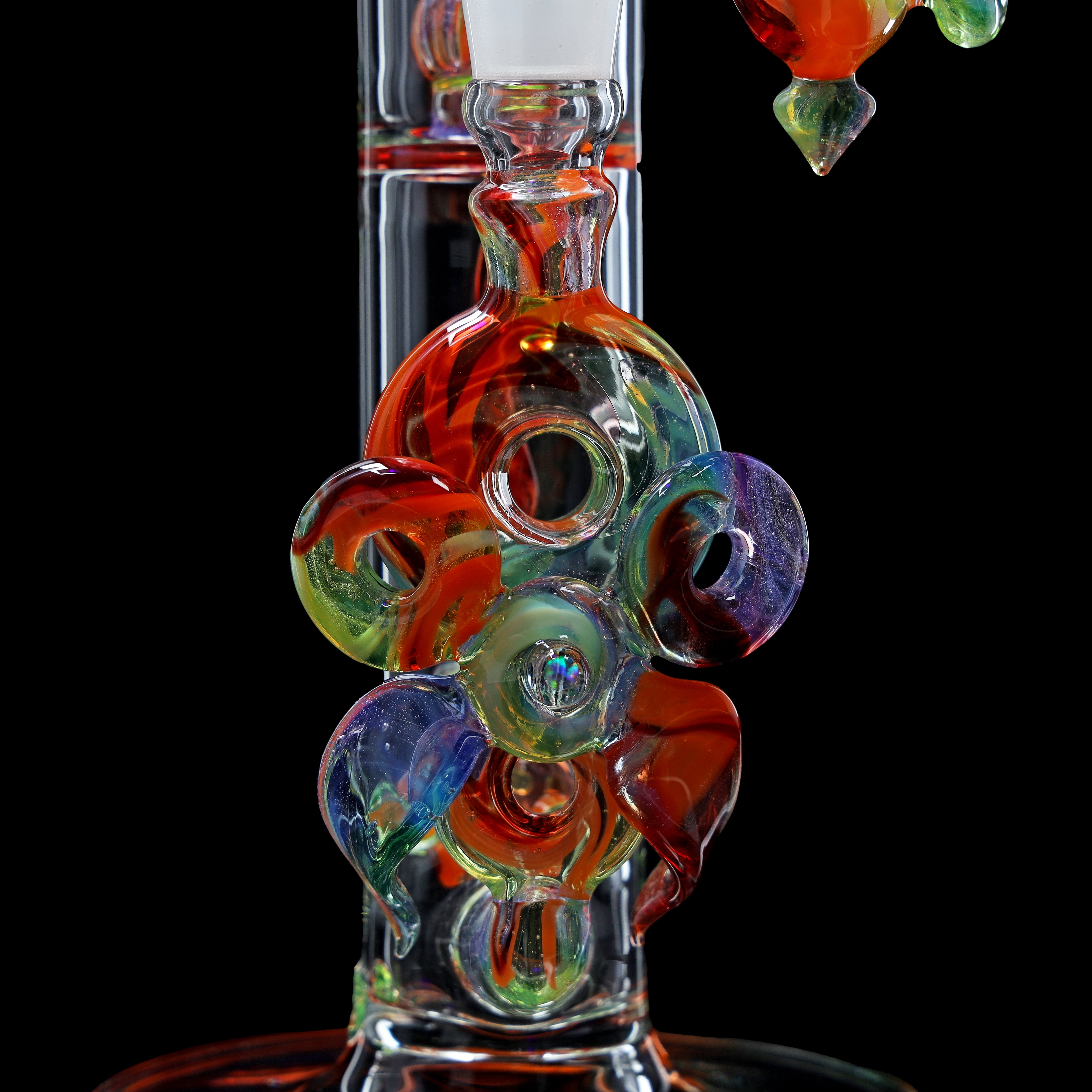 ehle-unikat-bong-leuchtende-sch-nheit-transparent-glowing-rainbow image 8