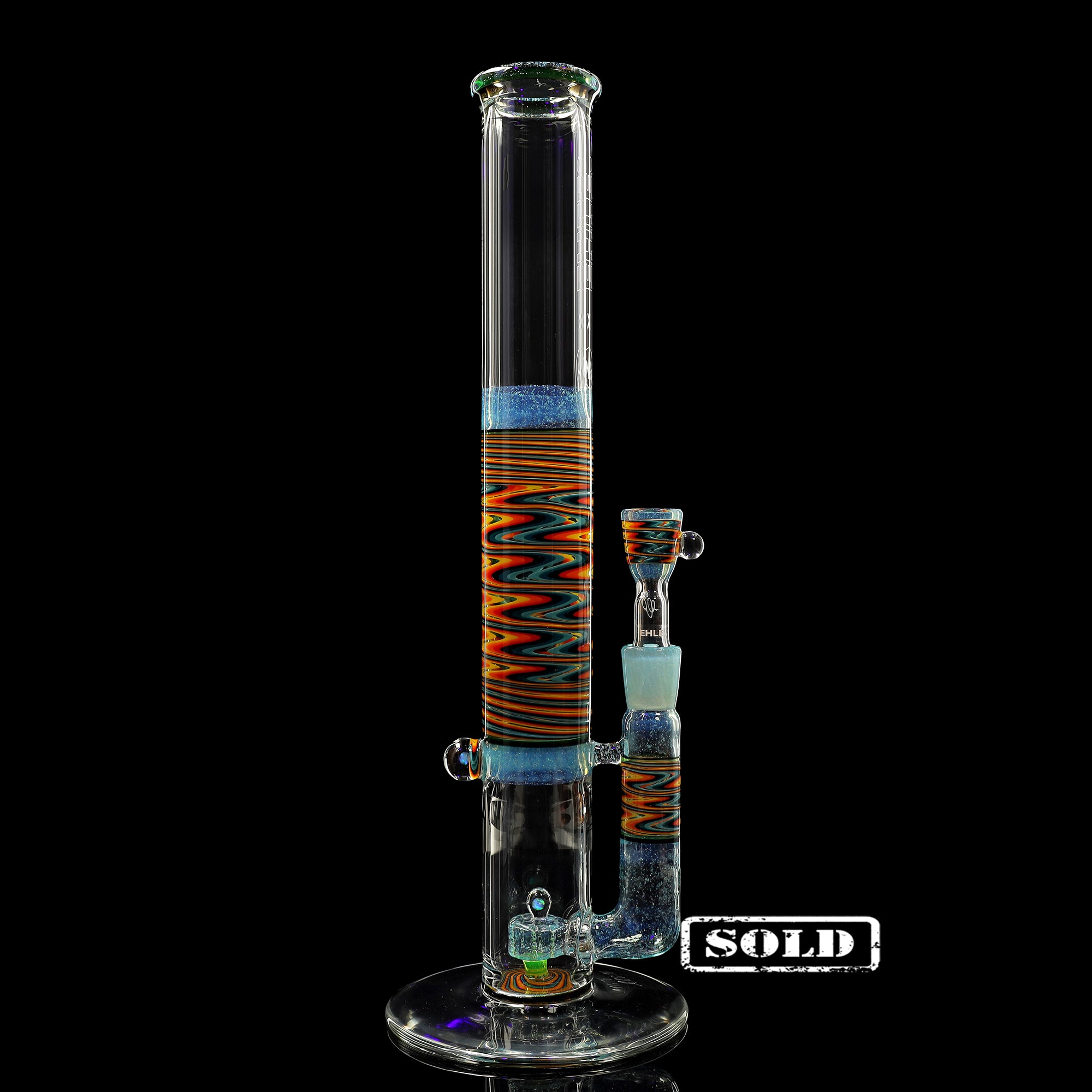 ehle-x-mah-perc-fire-water-bong-mit-percolator-uv image 1